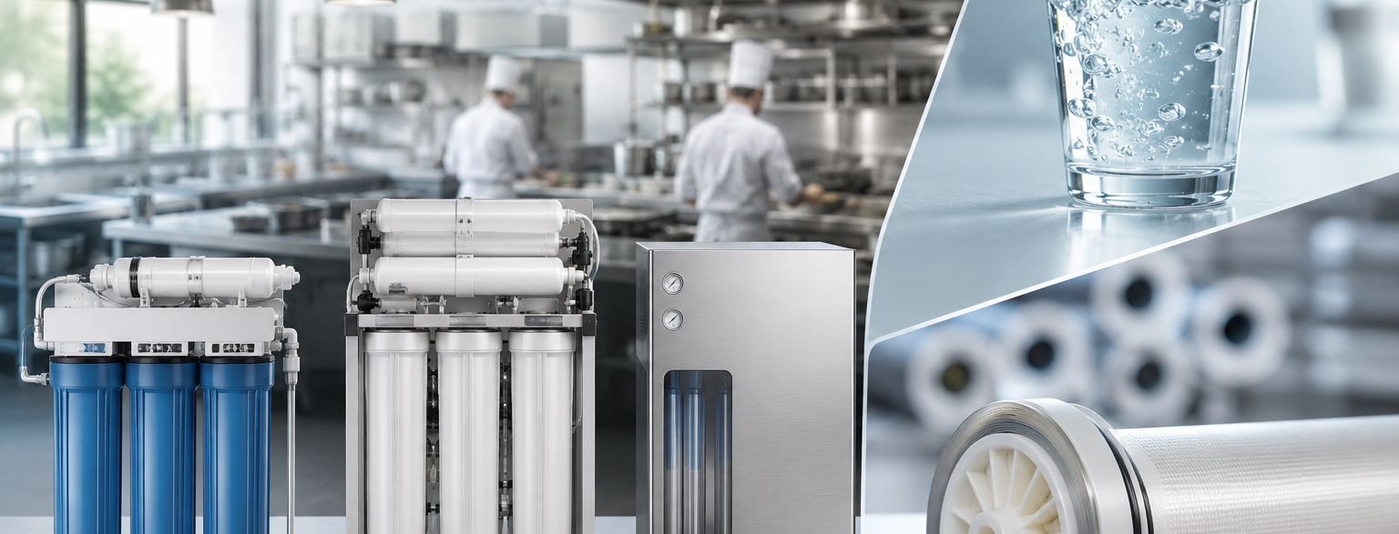 Umkehrosmoseanlage für die Gastronomie: Vergleich und Beratung