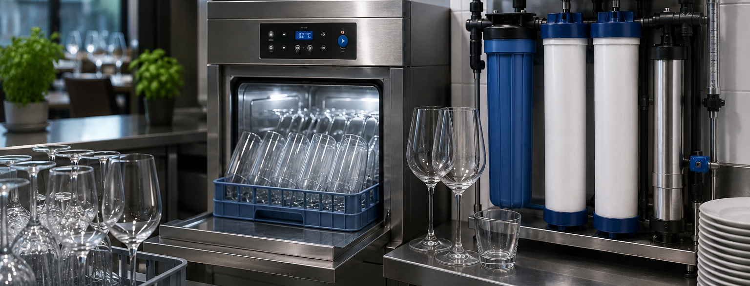 Gläserspülmaschine mit Osmose: Warum Wasserqualität in der Gastronomie entscheidend ist