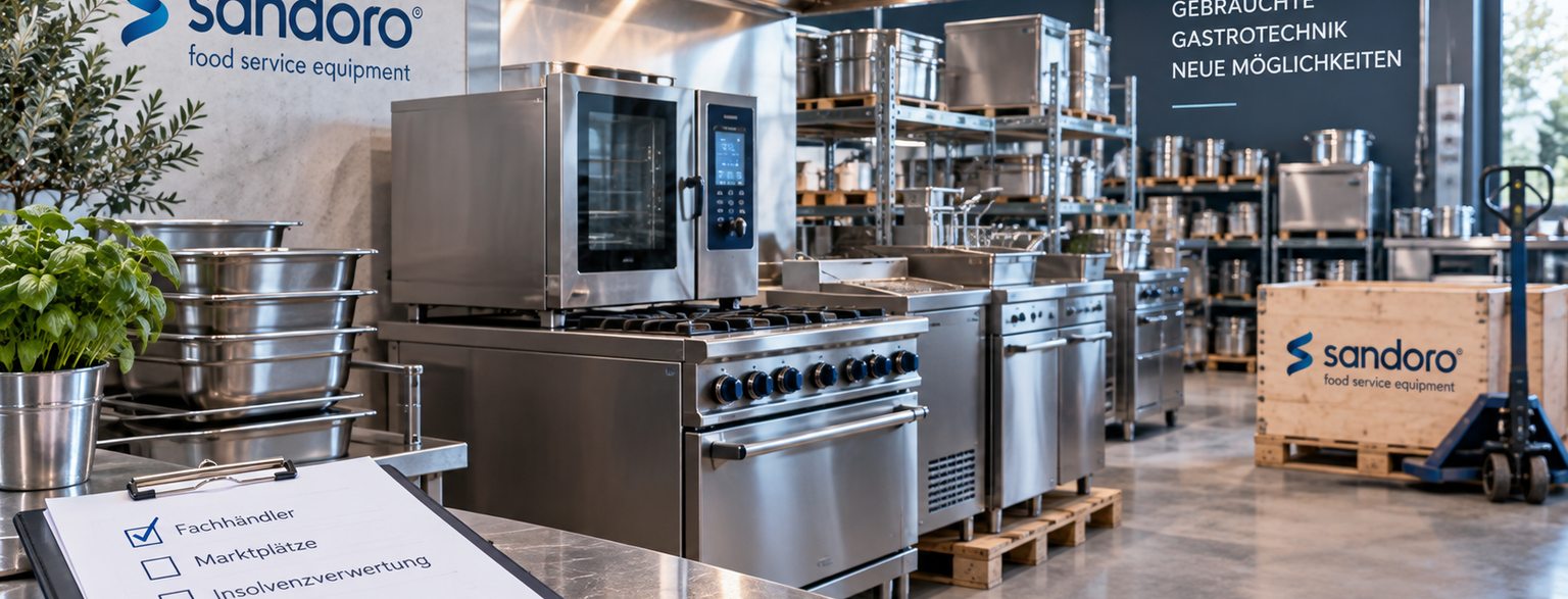 Wo kann ich gebrauchte Gastrotechnik kaufen? Fachhändler, Marktplätze und Unterschiede