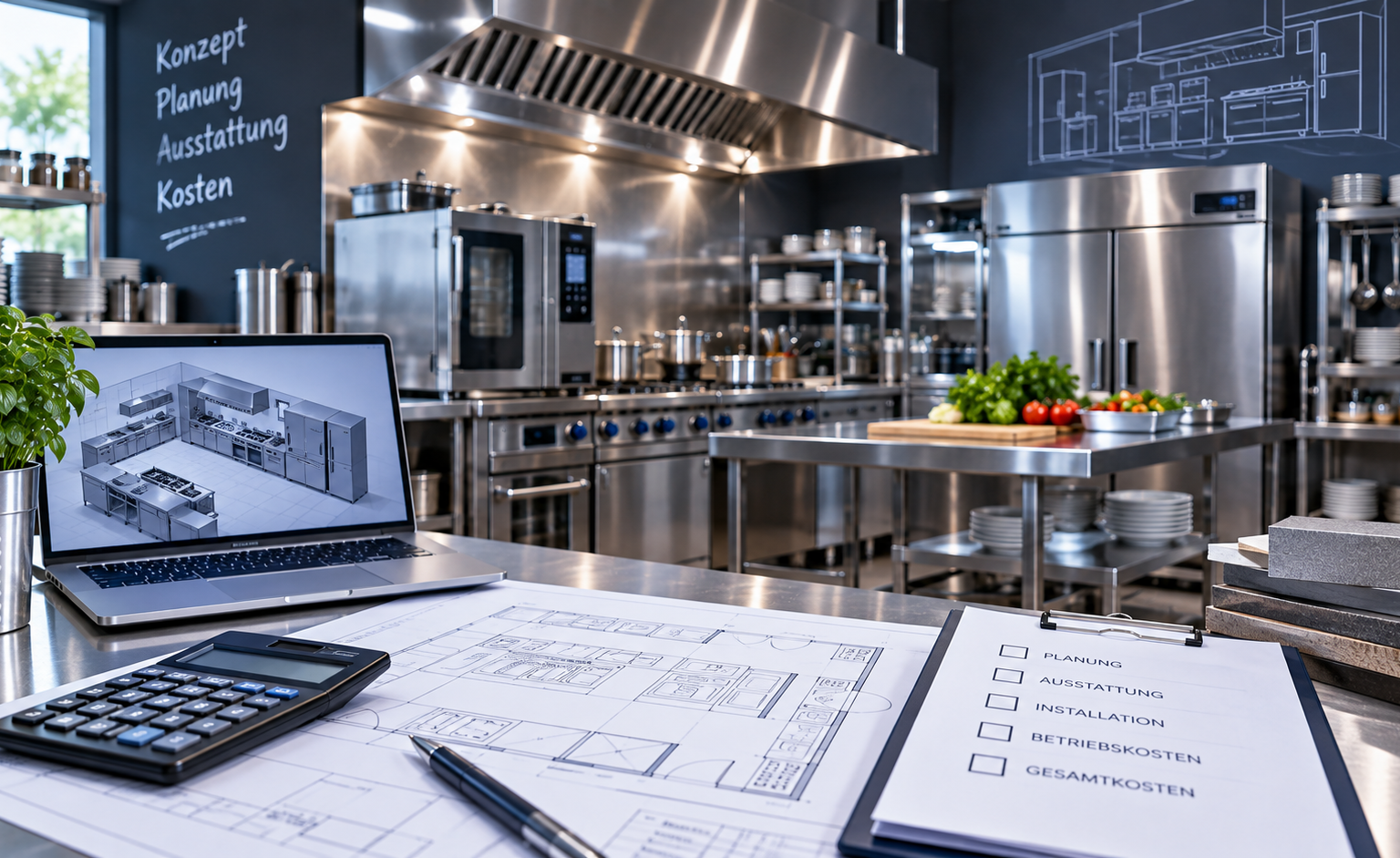 Was kostet eine Gastroküche? Planung, Ausstattung und Gesamtkosten