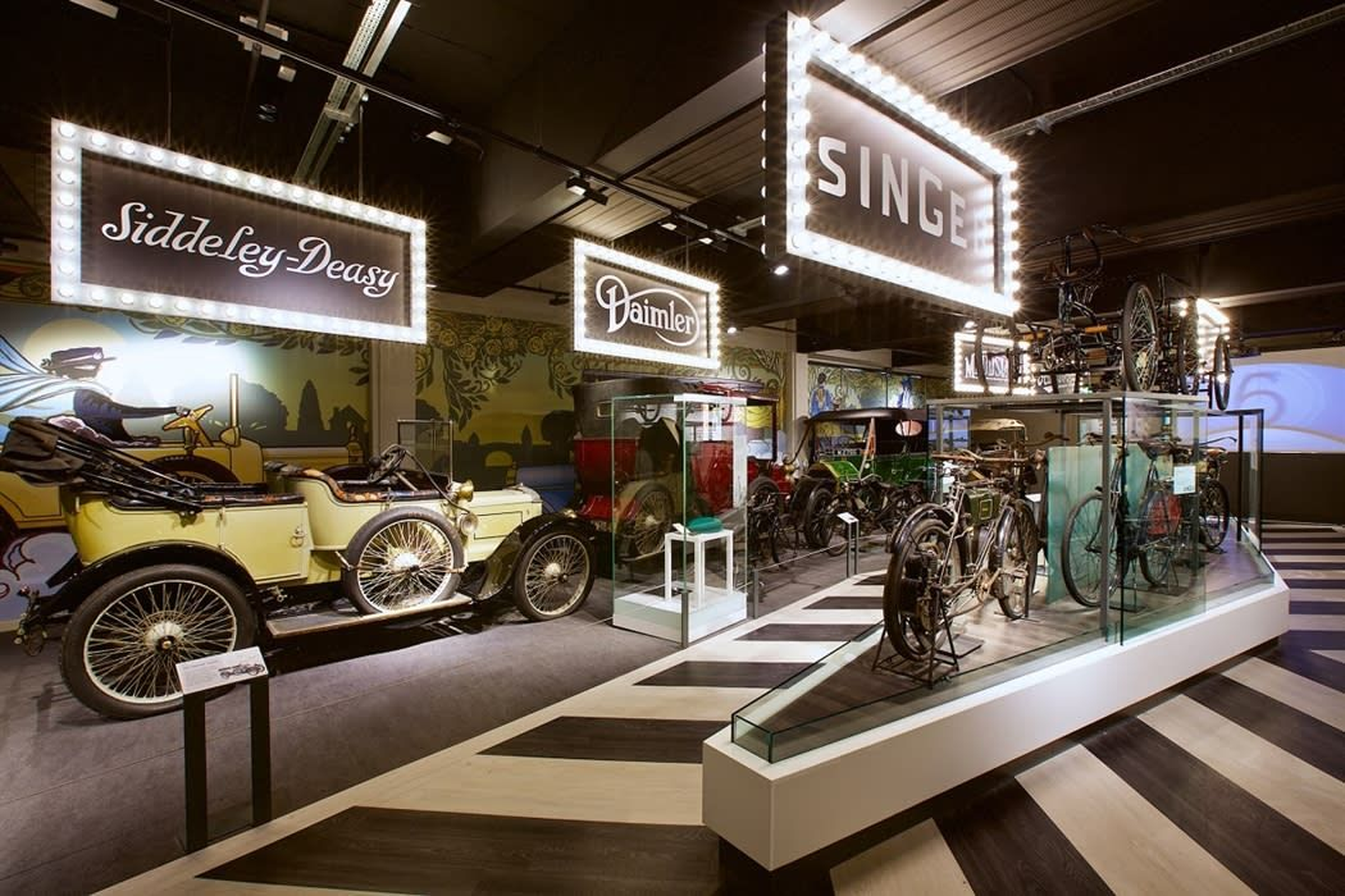 car display at coventry museum