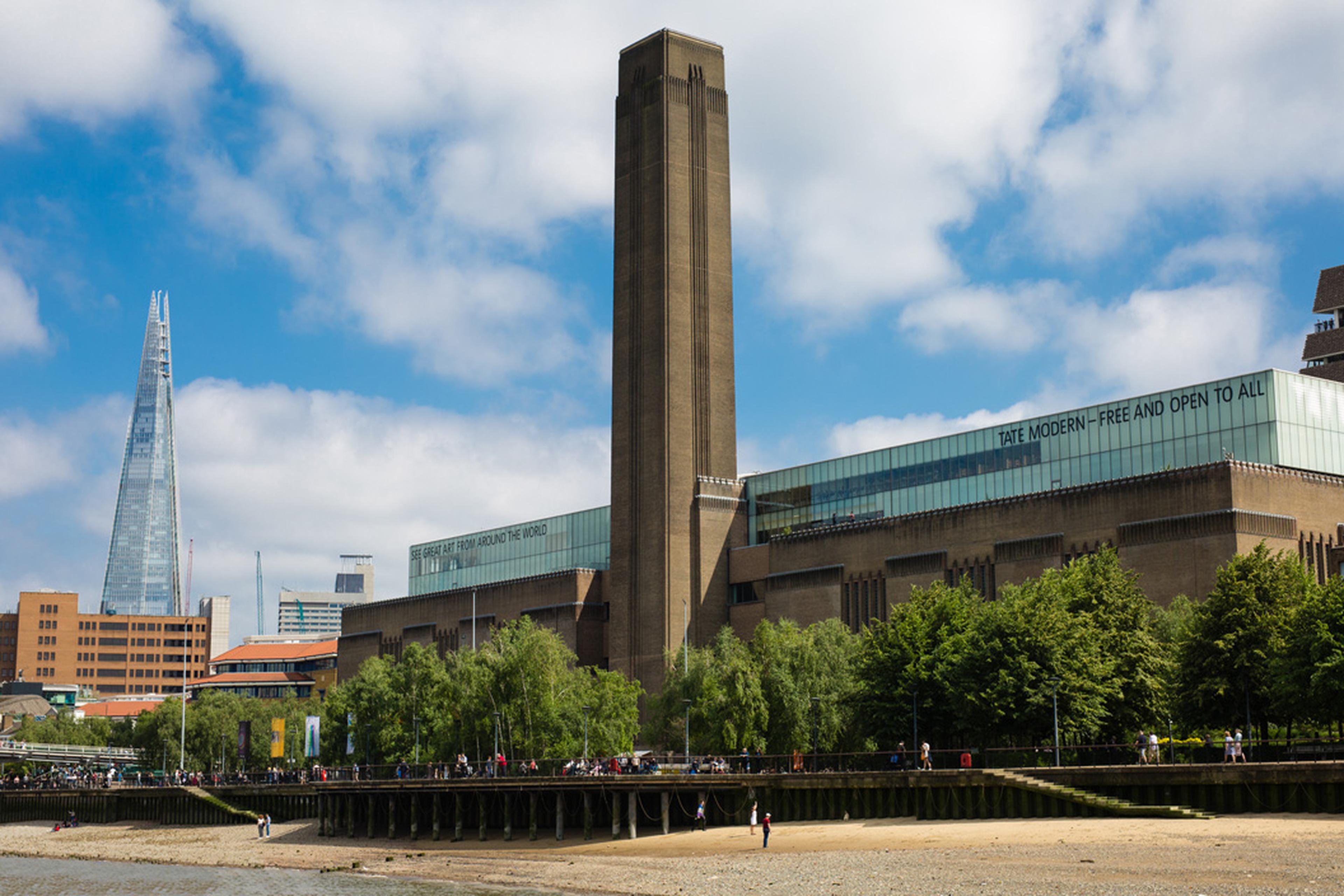 View of the Tate Modern, London.