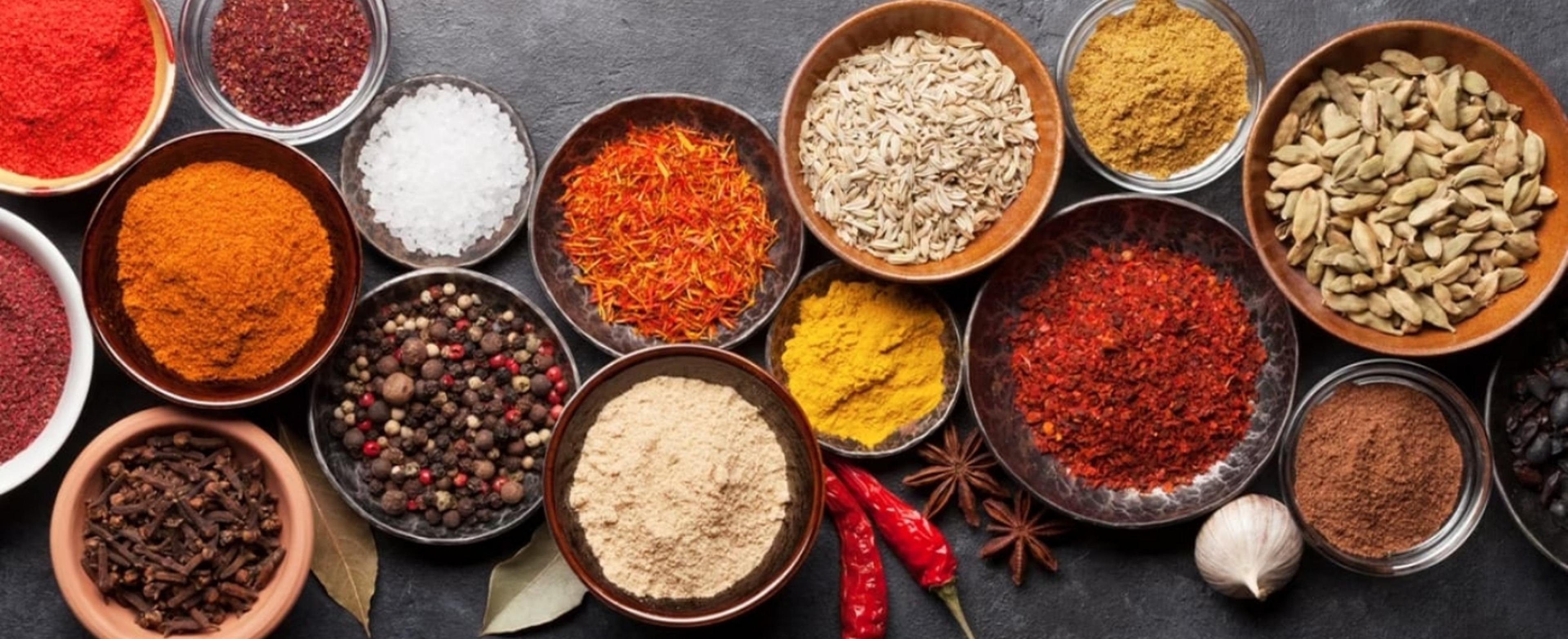 Selection of spices