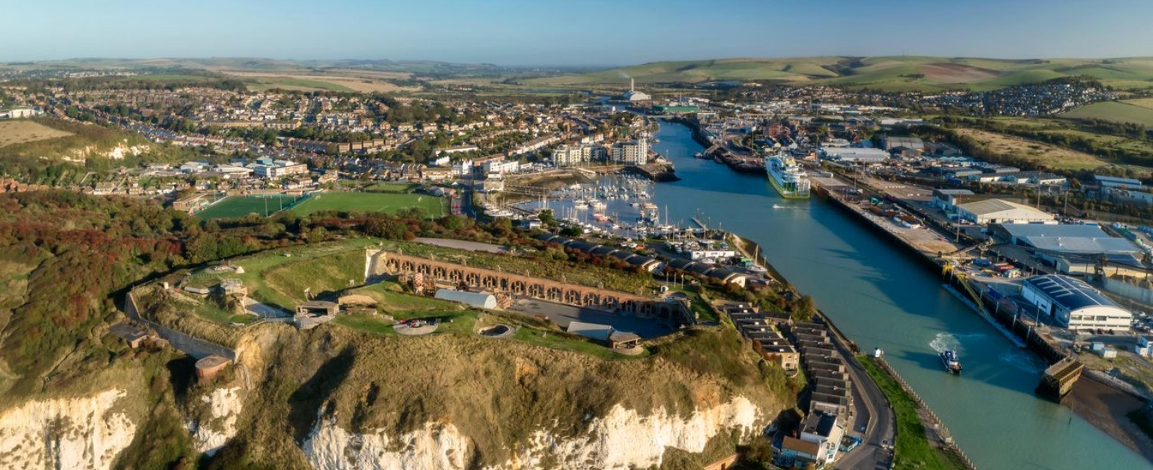 Newhaven Fort aerial view