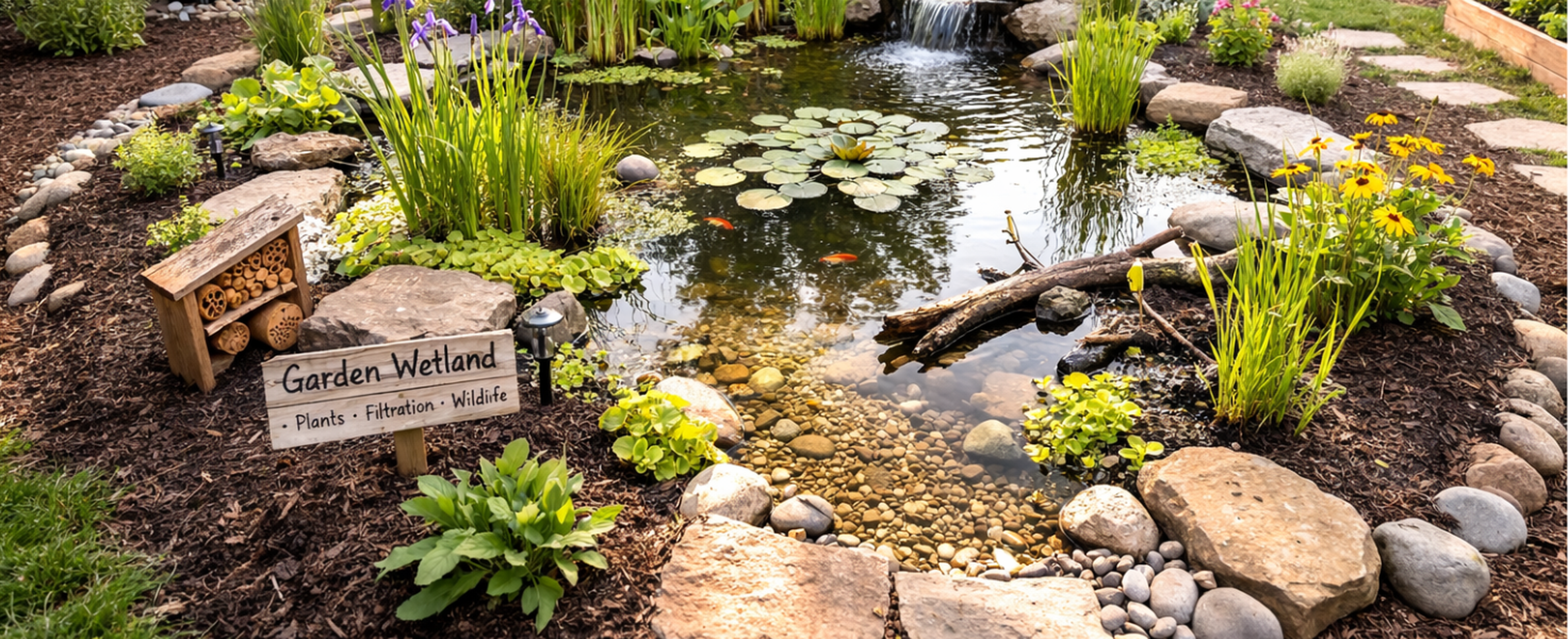 Create your own garden Wetland with WWT
