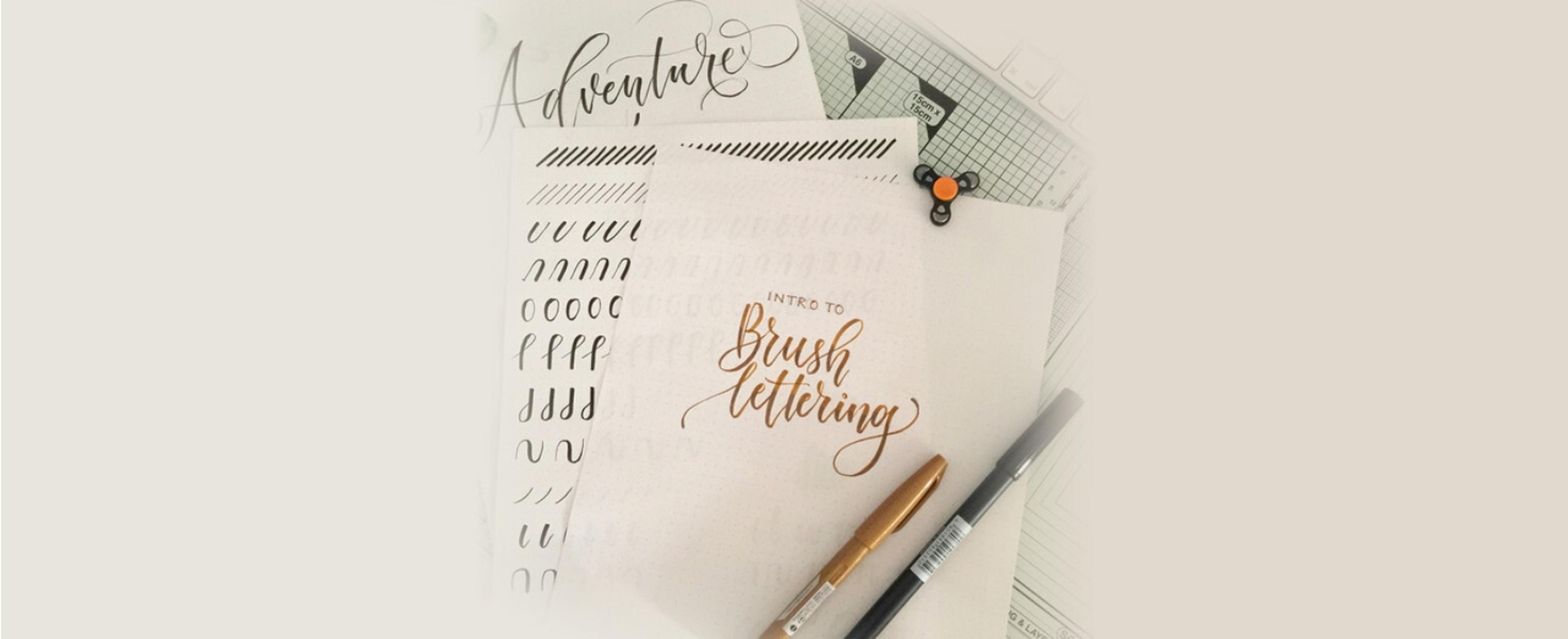 Brush-pen calligraphy