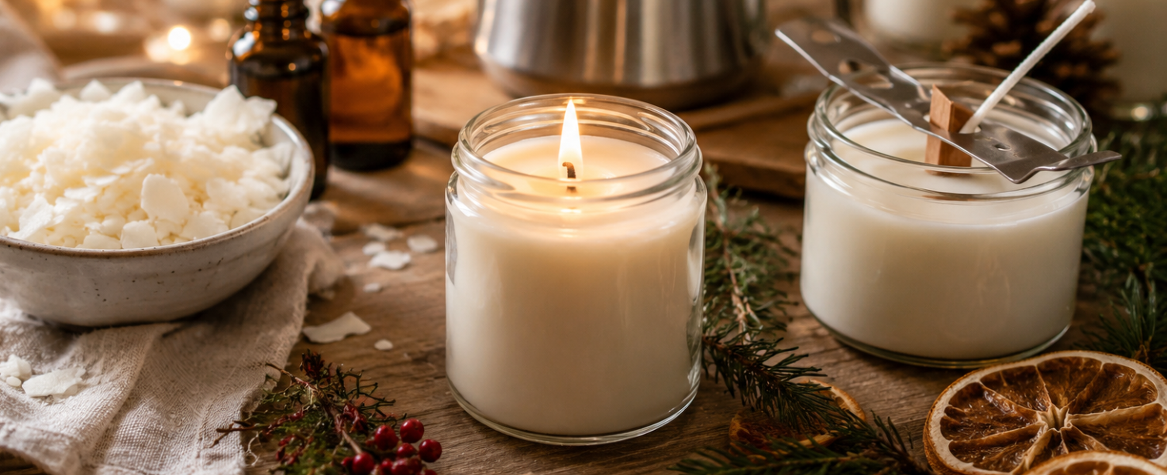 Christmas Candle Making