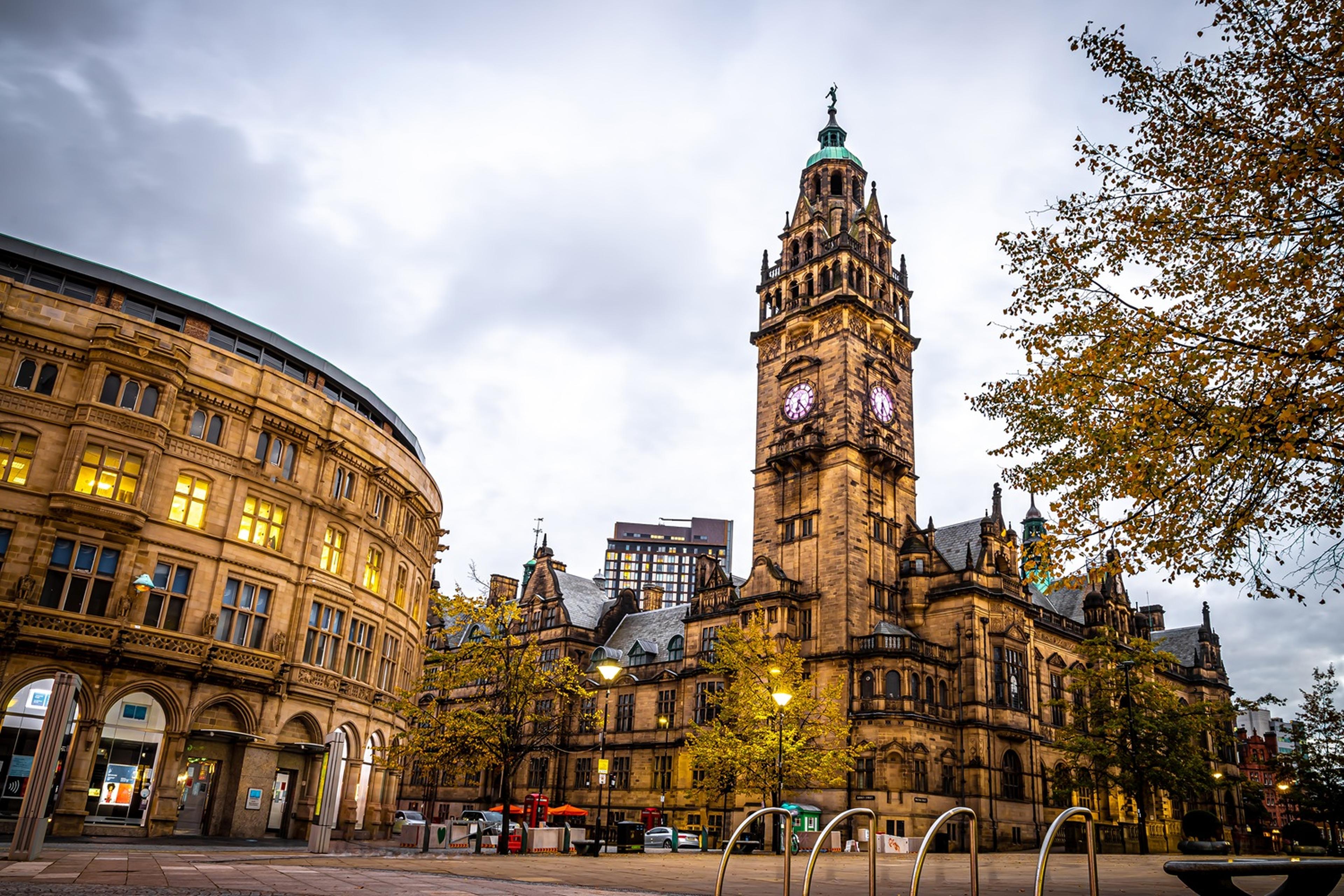 Historic building with a prominent clock tower