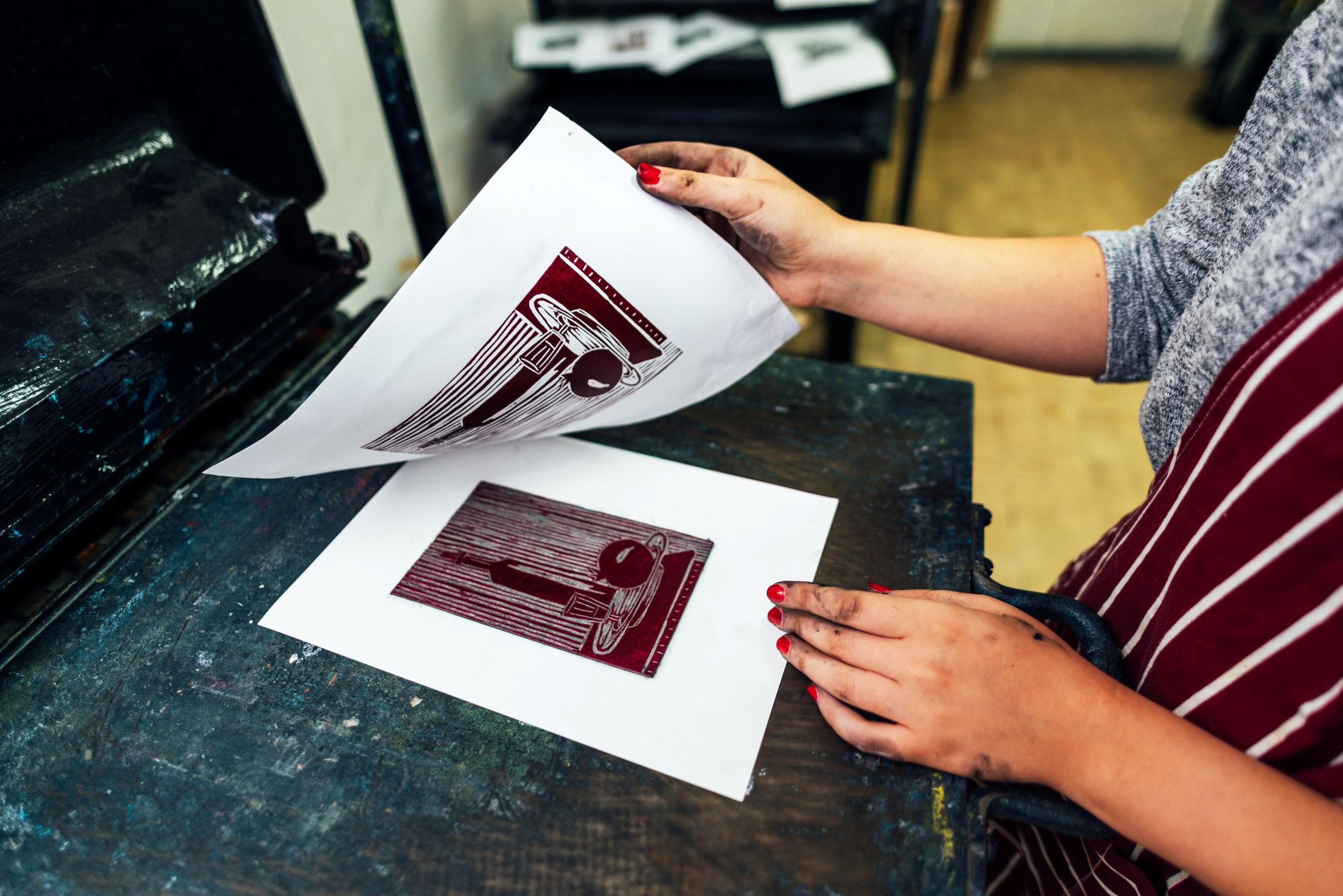 lino printing