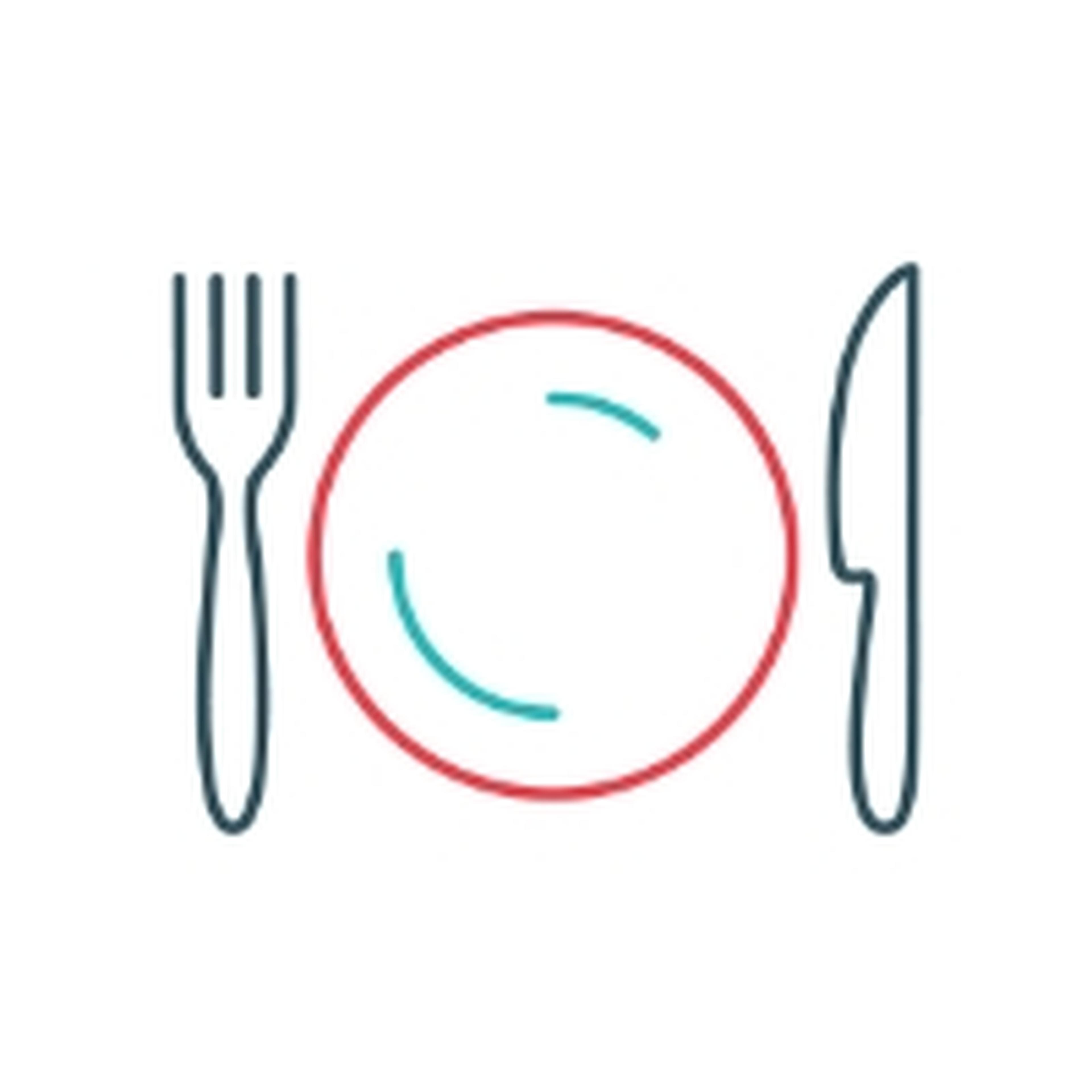 Monthly free lunch icon