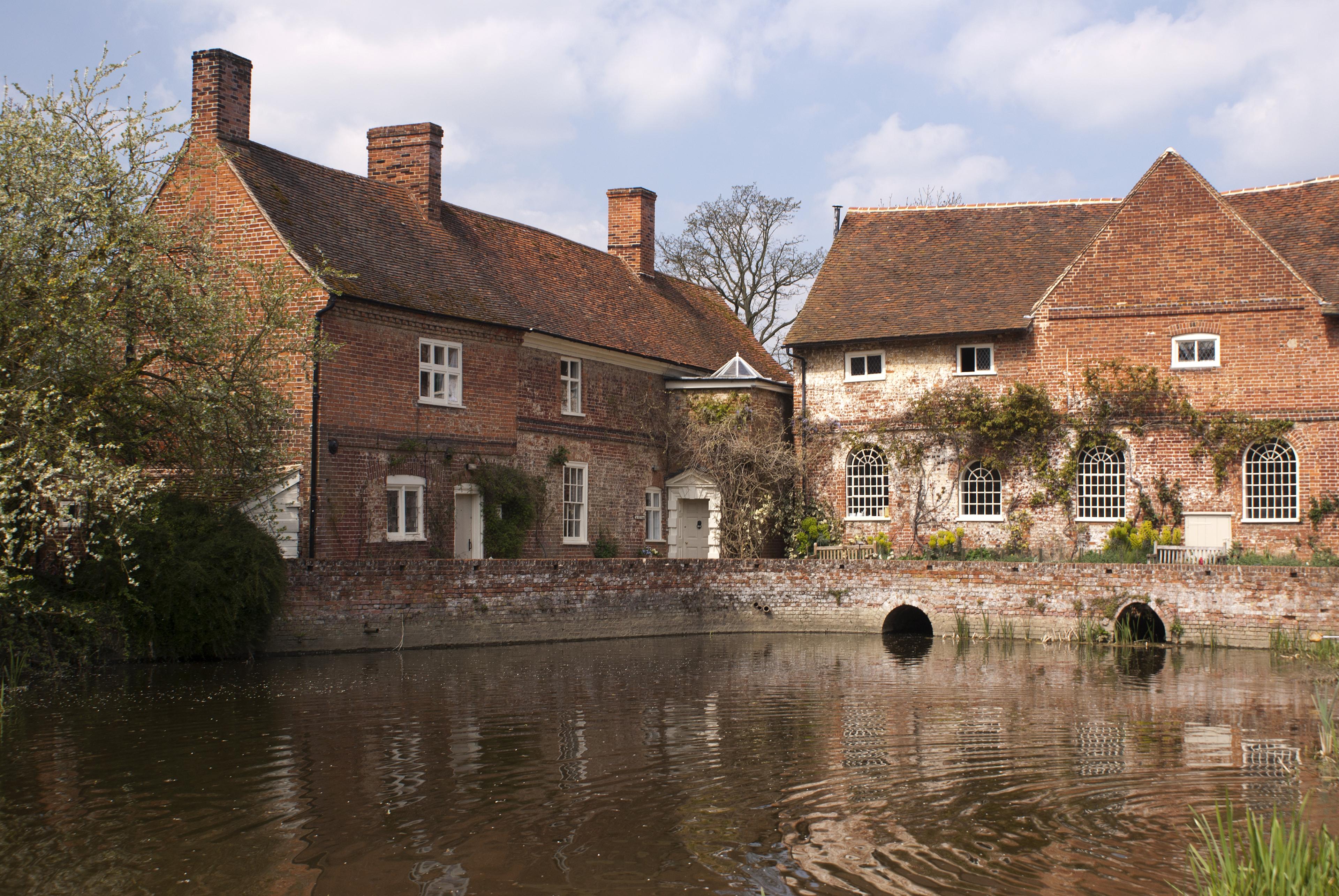 Cottages by a river