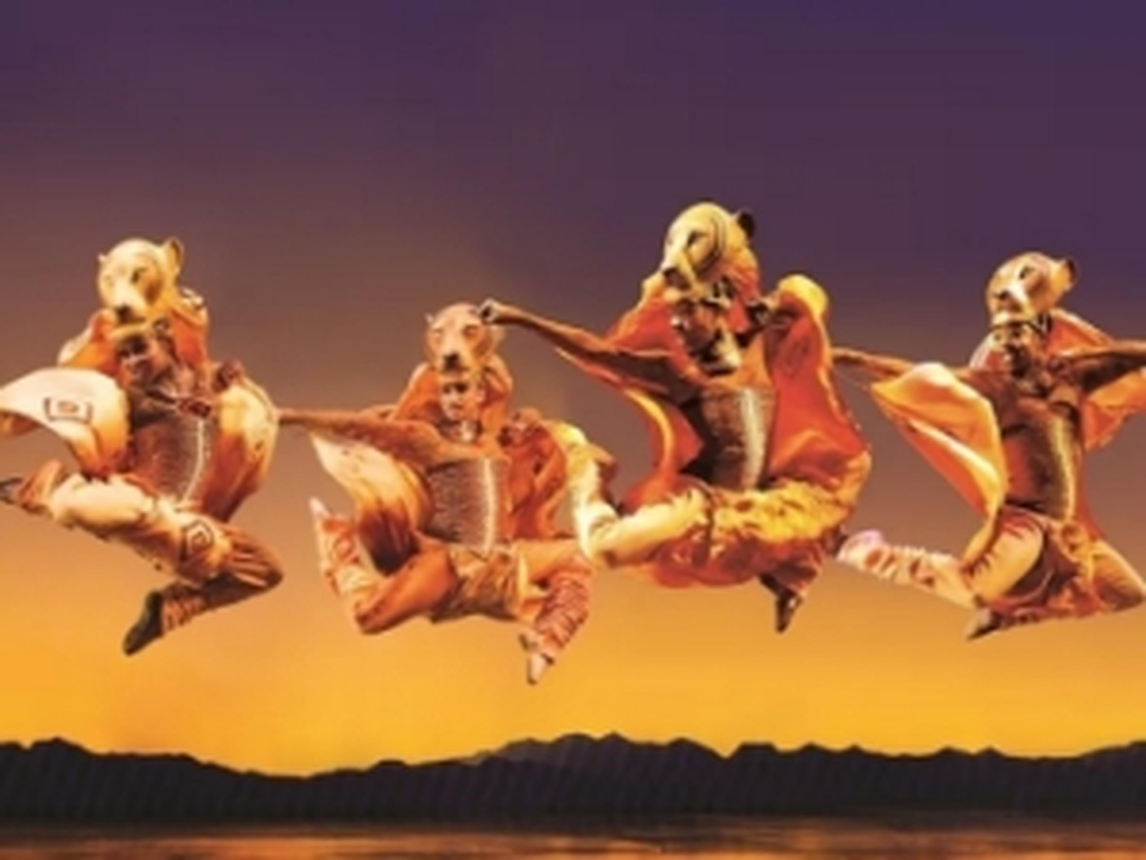 Lion King dancers