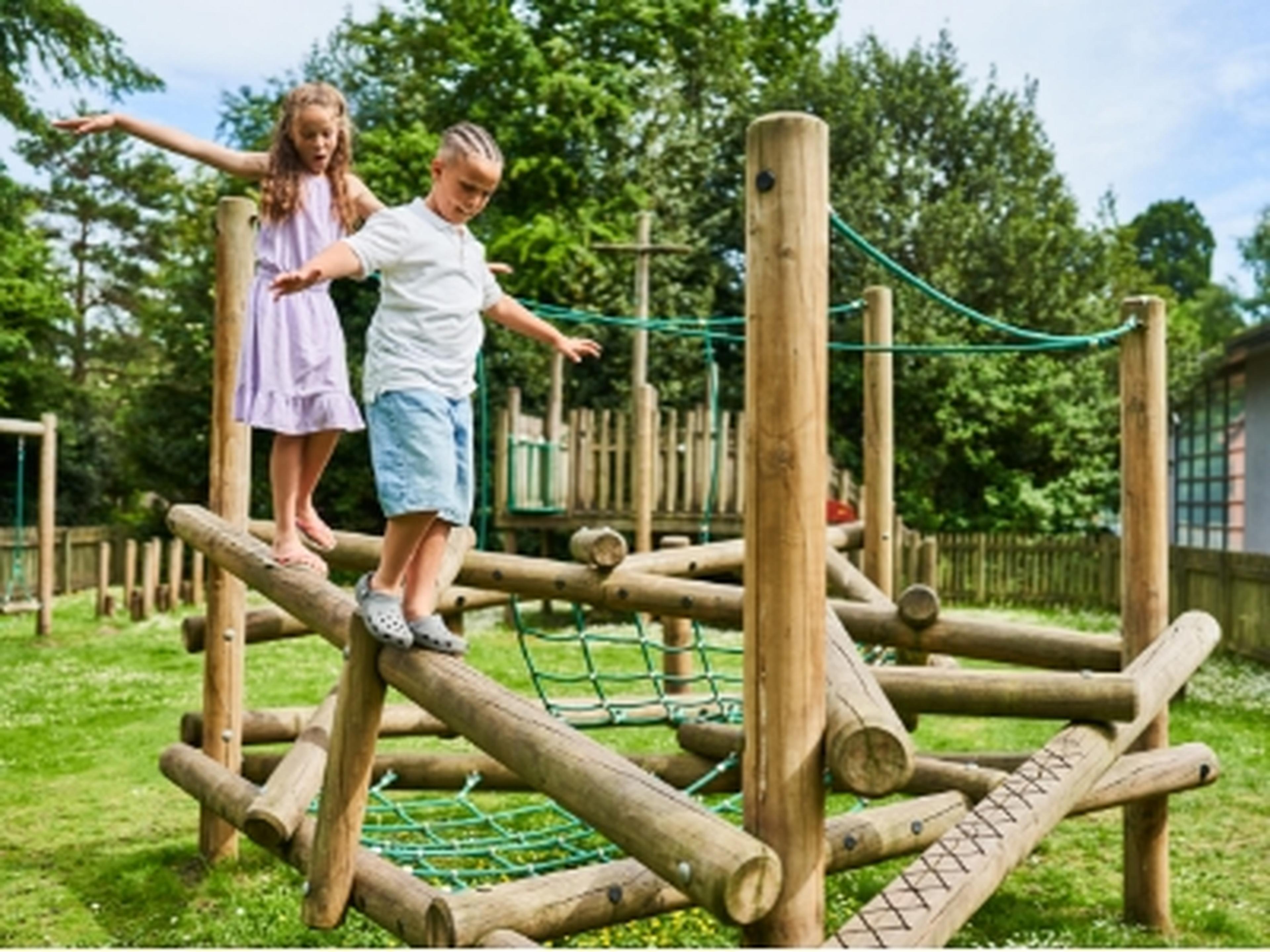 Children on adventure park at Whitemead Forest Park