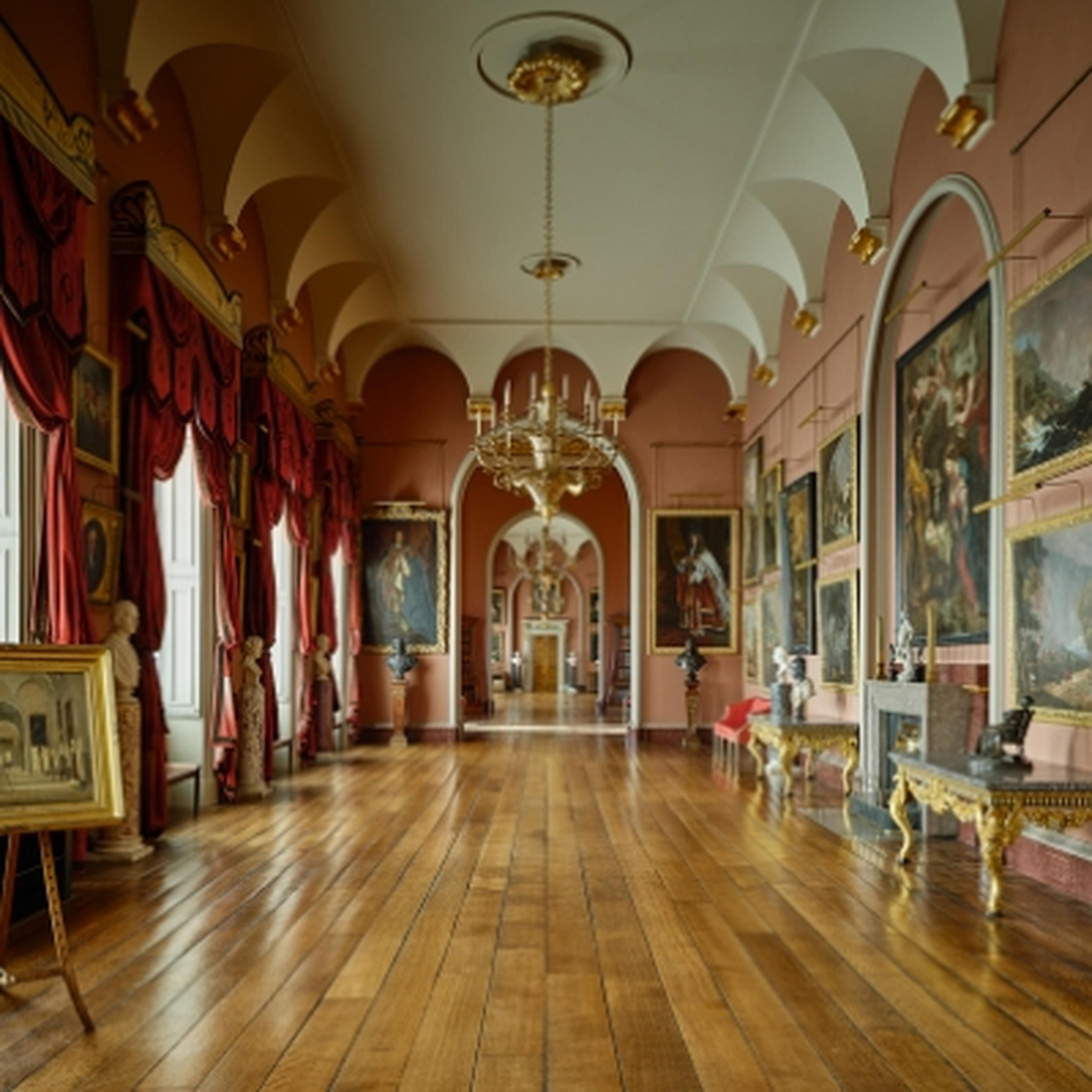 Long Gallery inside Castle Howard