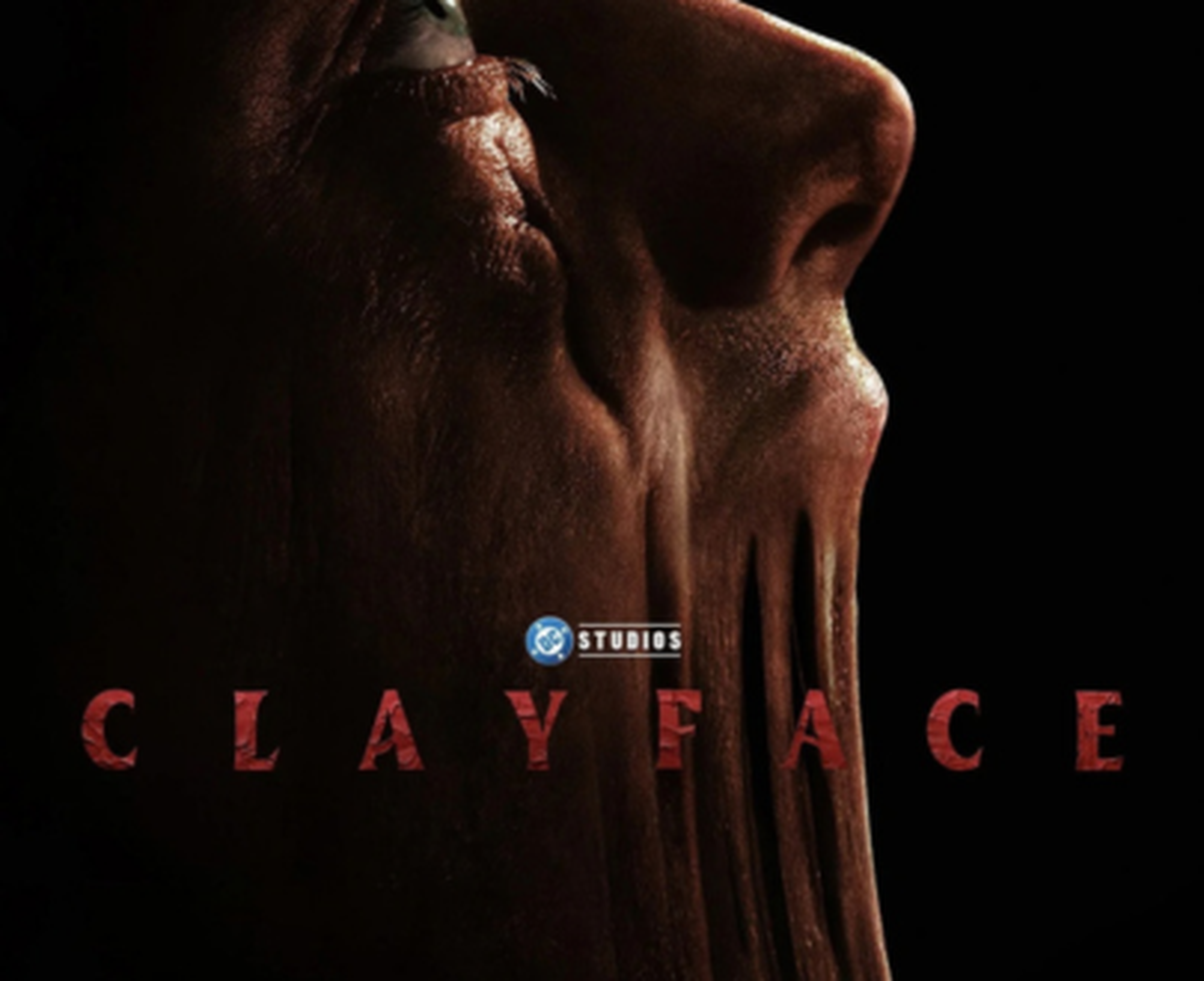 This promotional image features the title Clayface, a body horror film set in the DC Universe. The movie, directed by James Watkins, is scheduled for release in 2026 and will be the third installment in the DC Universe Chapter 1: Gods and Monsters series.
