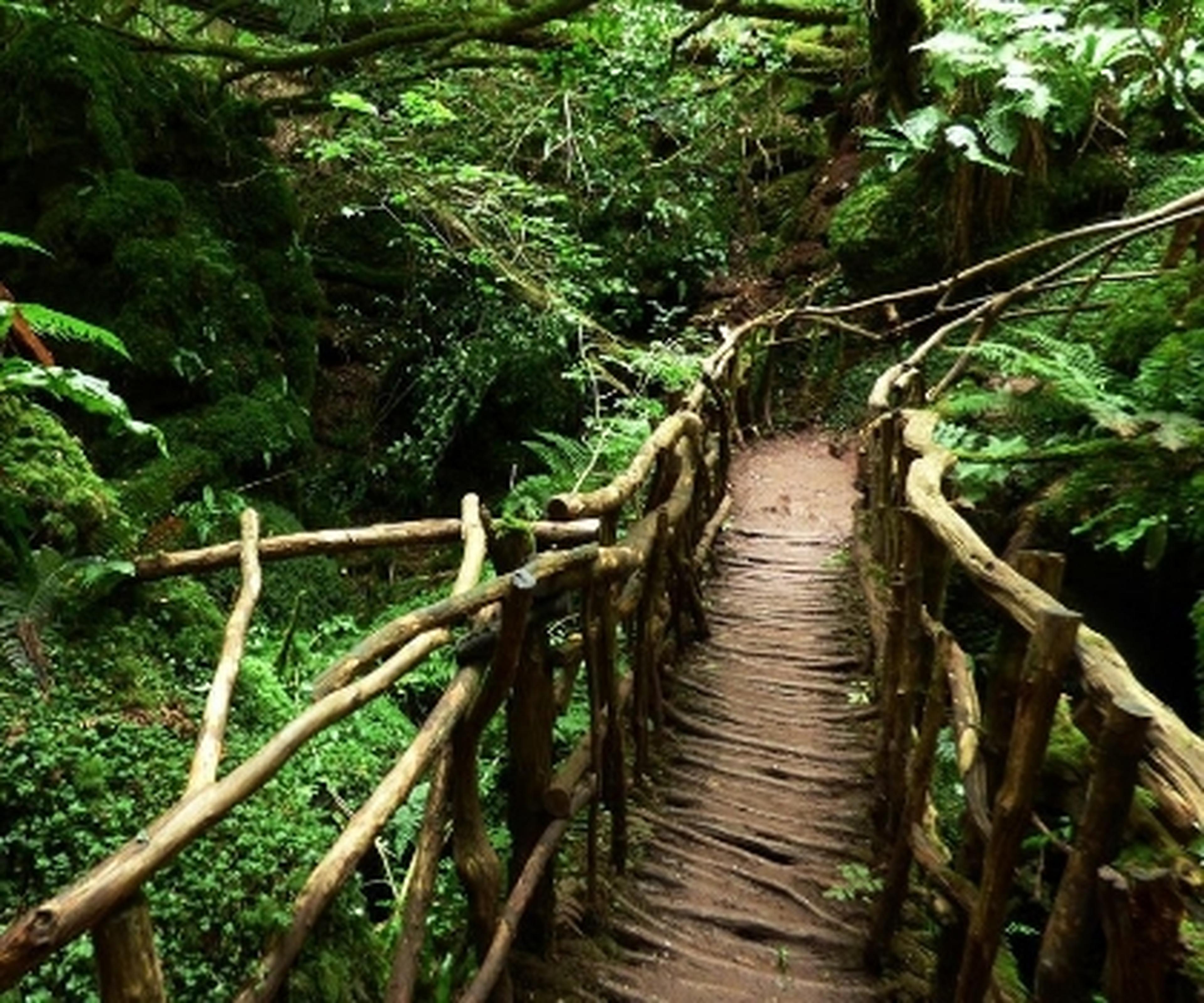 Puzzlewood foot bridge