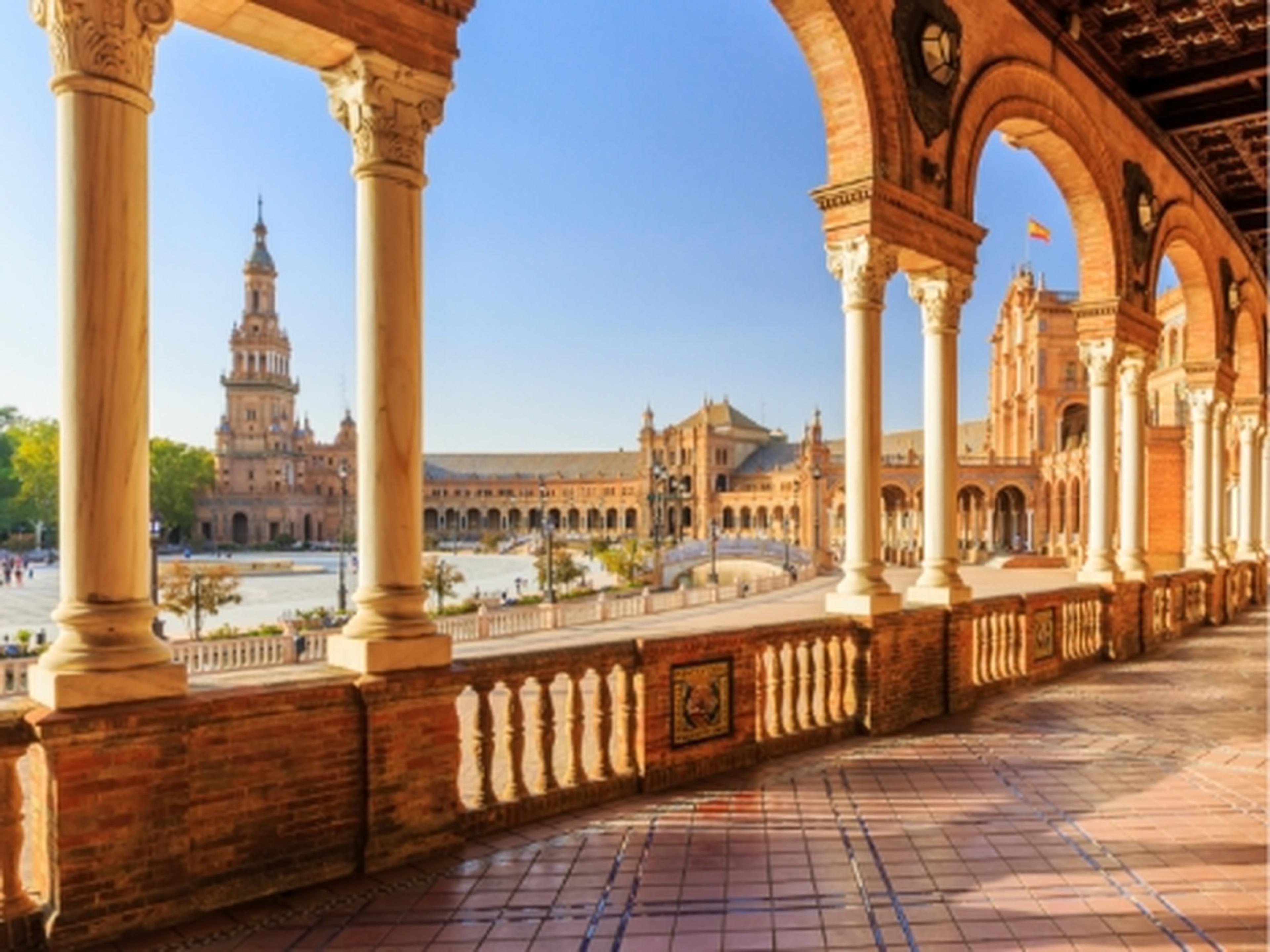 Courtyard in Spain