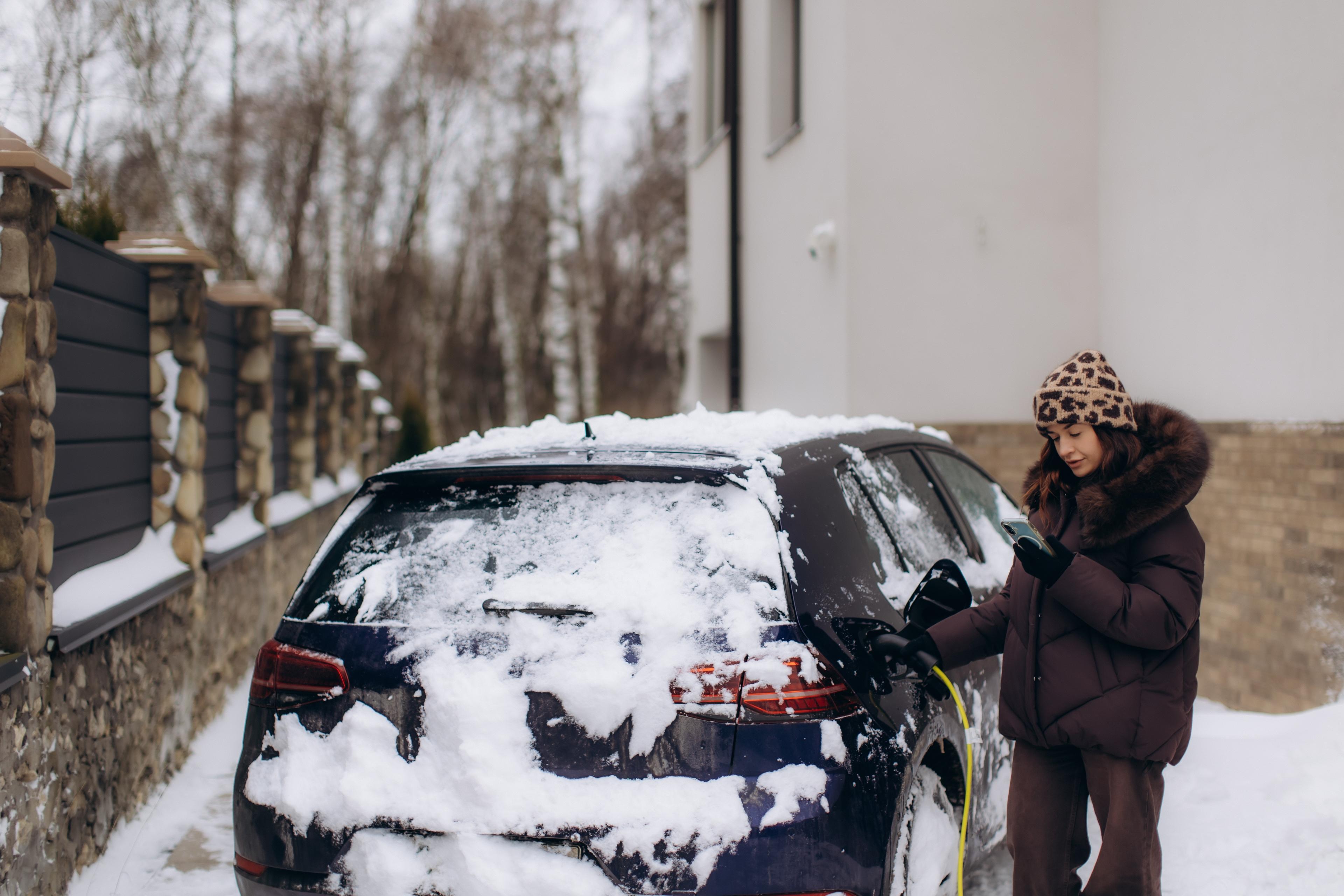 EV car winter