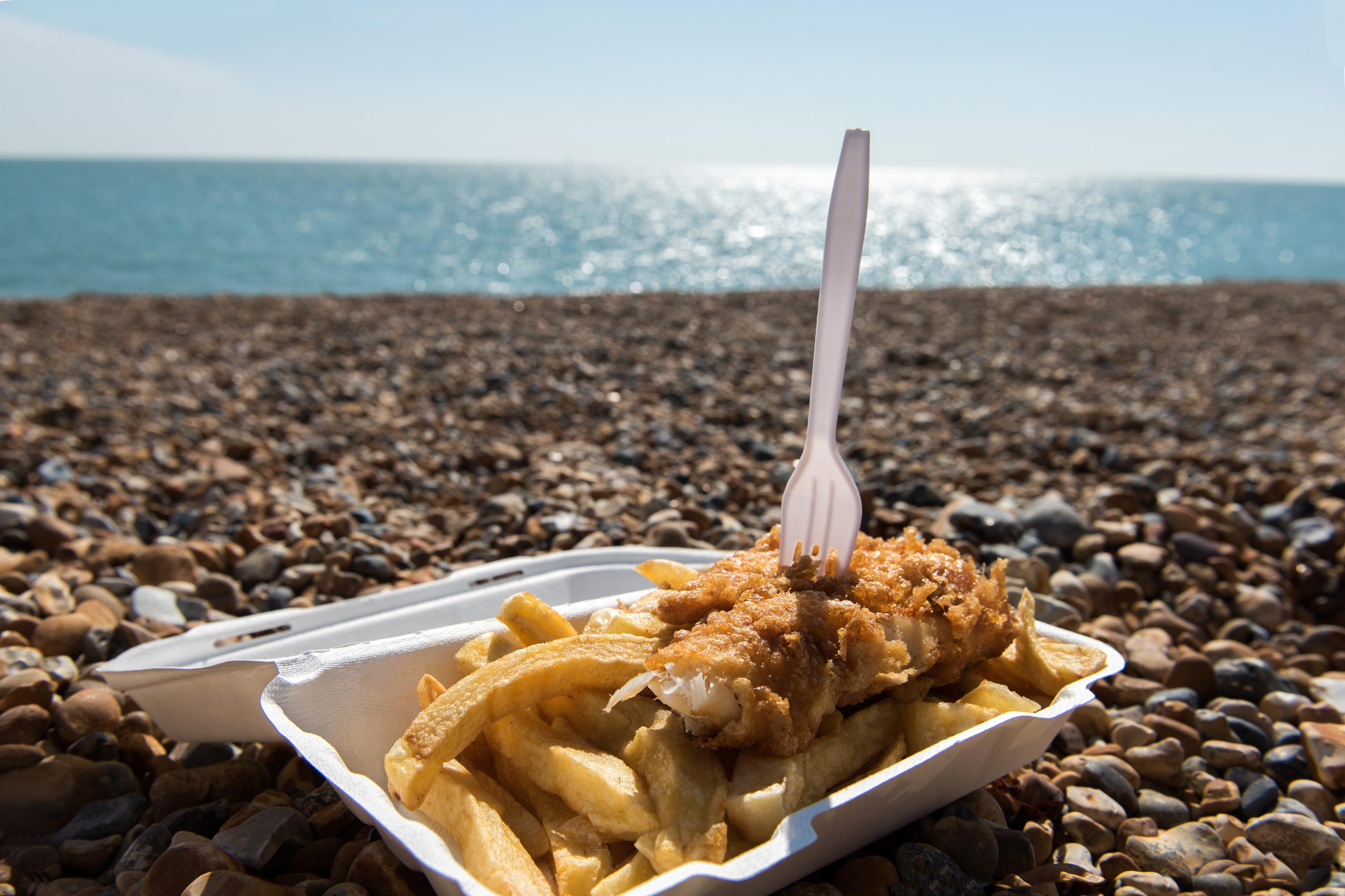 Fish and Chips on the Seafront
