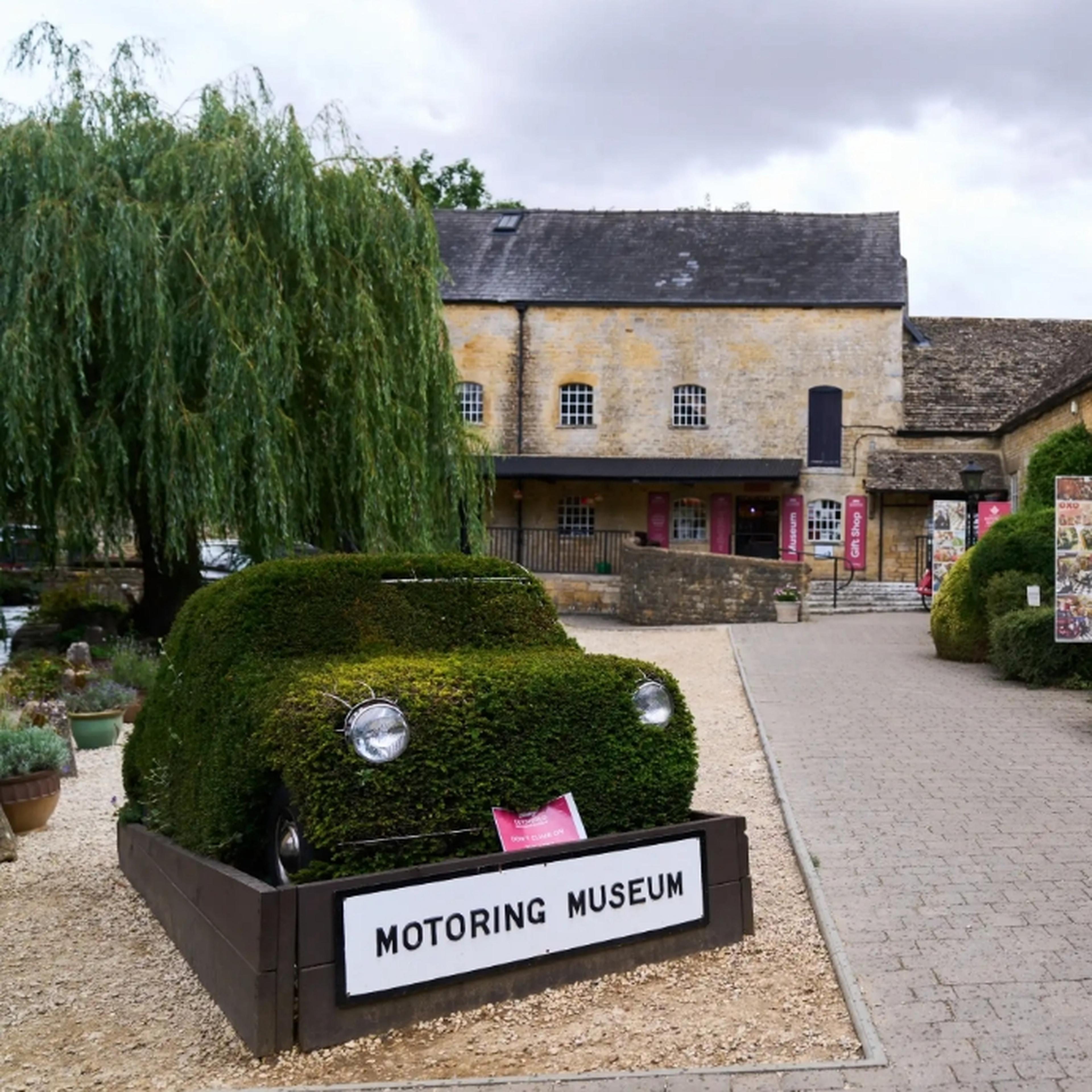 Outside the Cotswold Motoring Museum