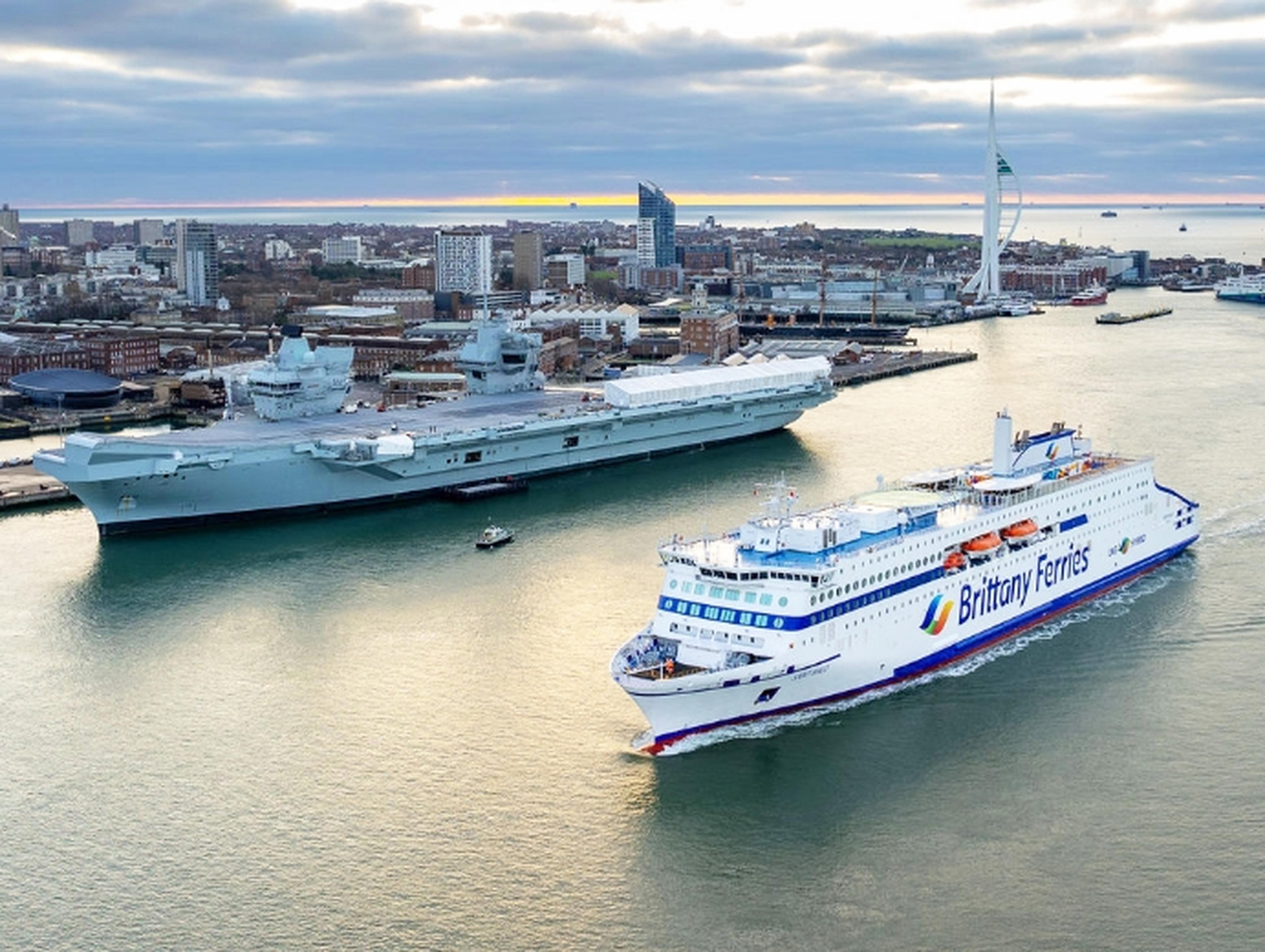 Brittany Ferries Saint-Malo in Portsmouth