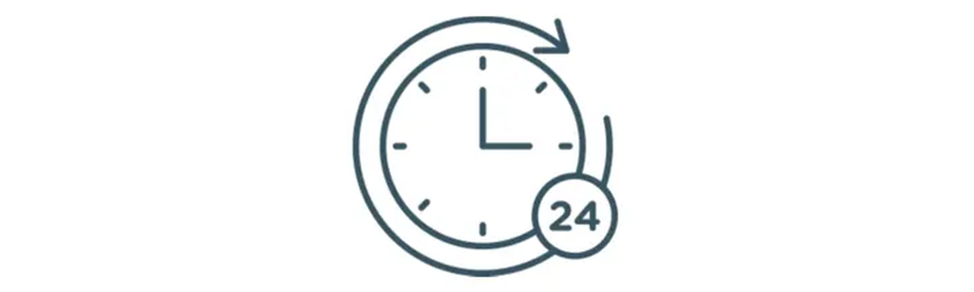 24 hour clock graphic