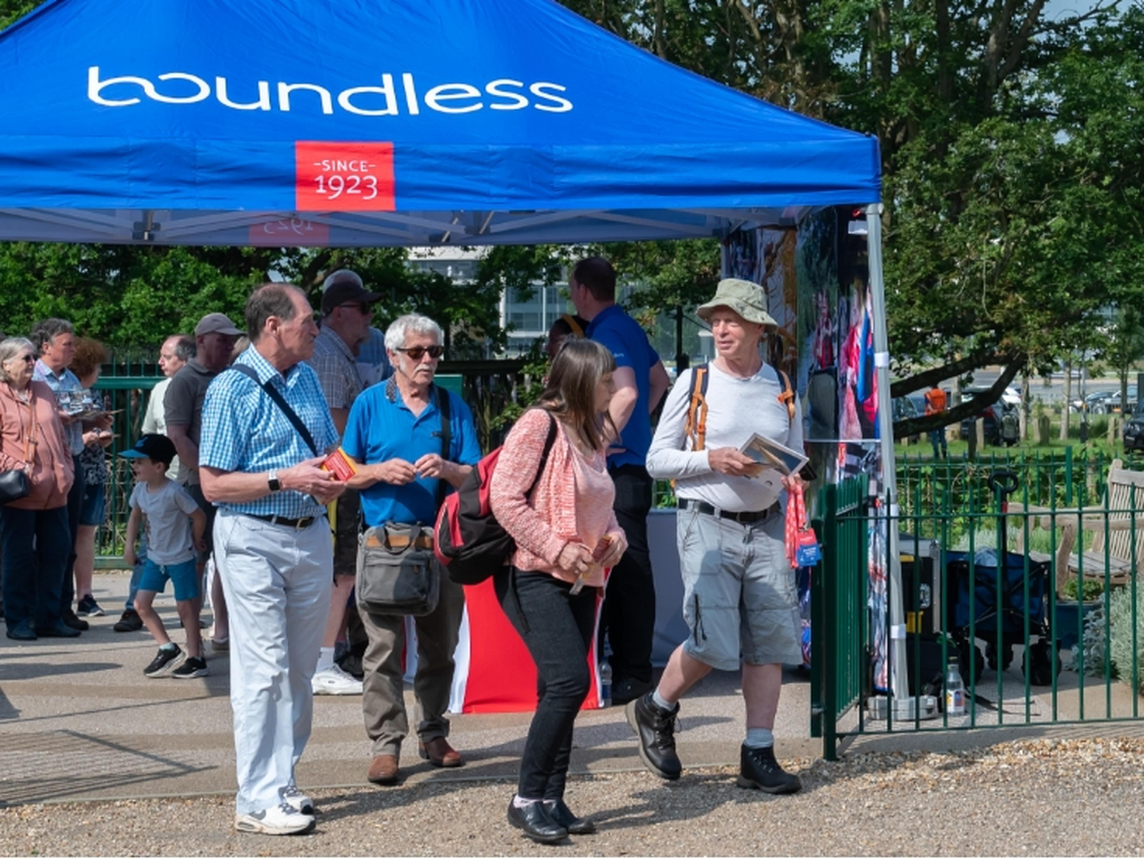 Boundless members at an event