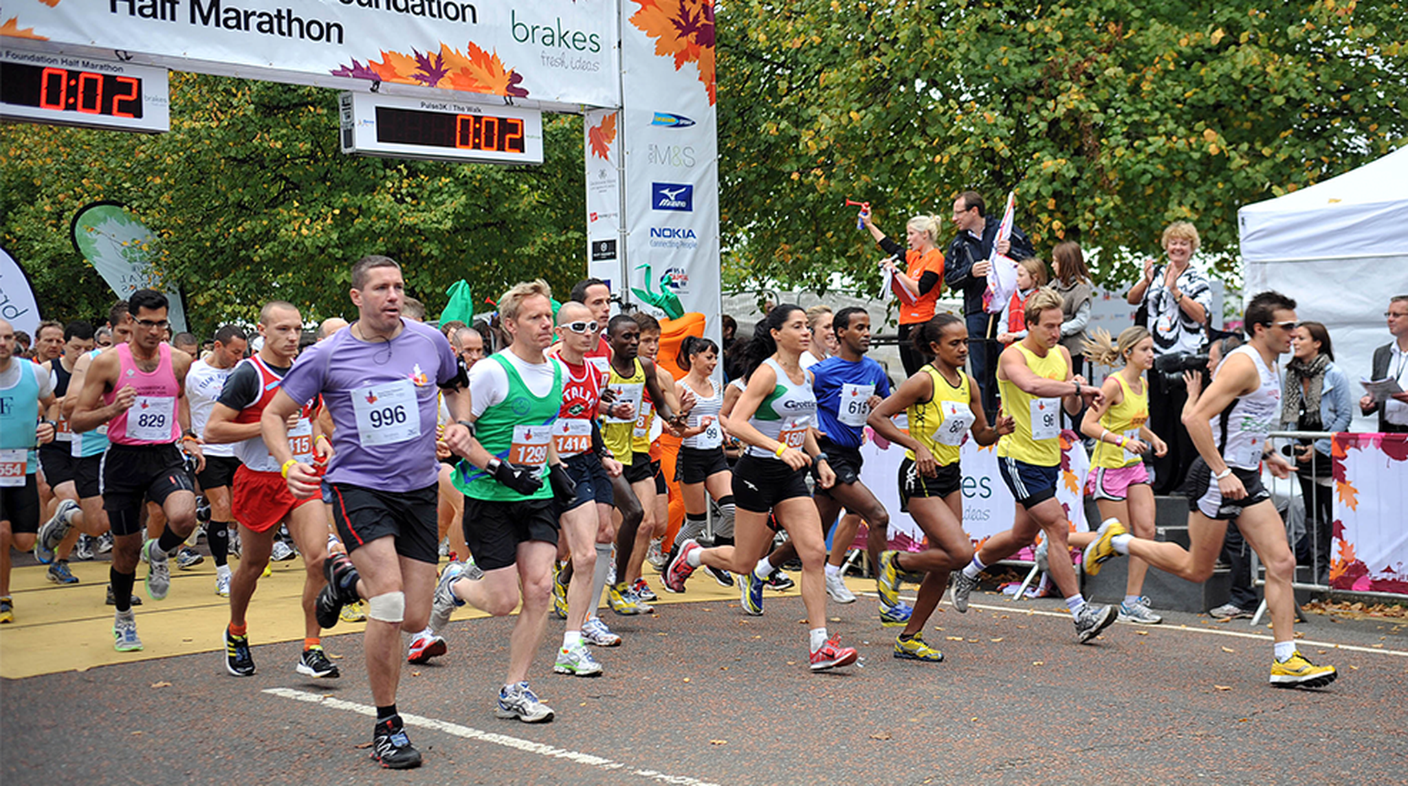General view of the Royal Parks Foundation Half Marathon at Hyde Park