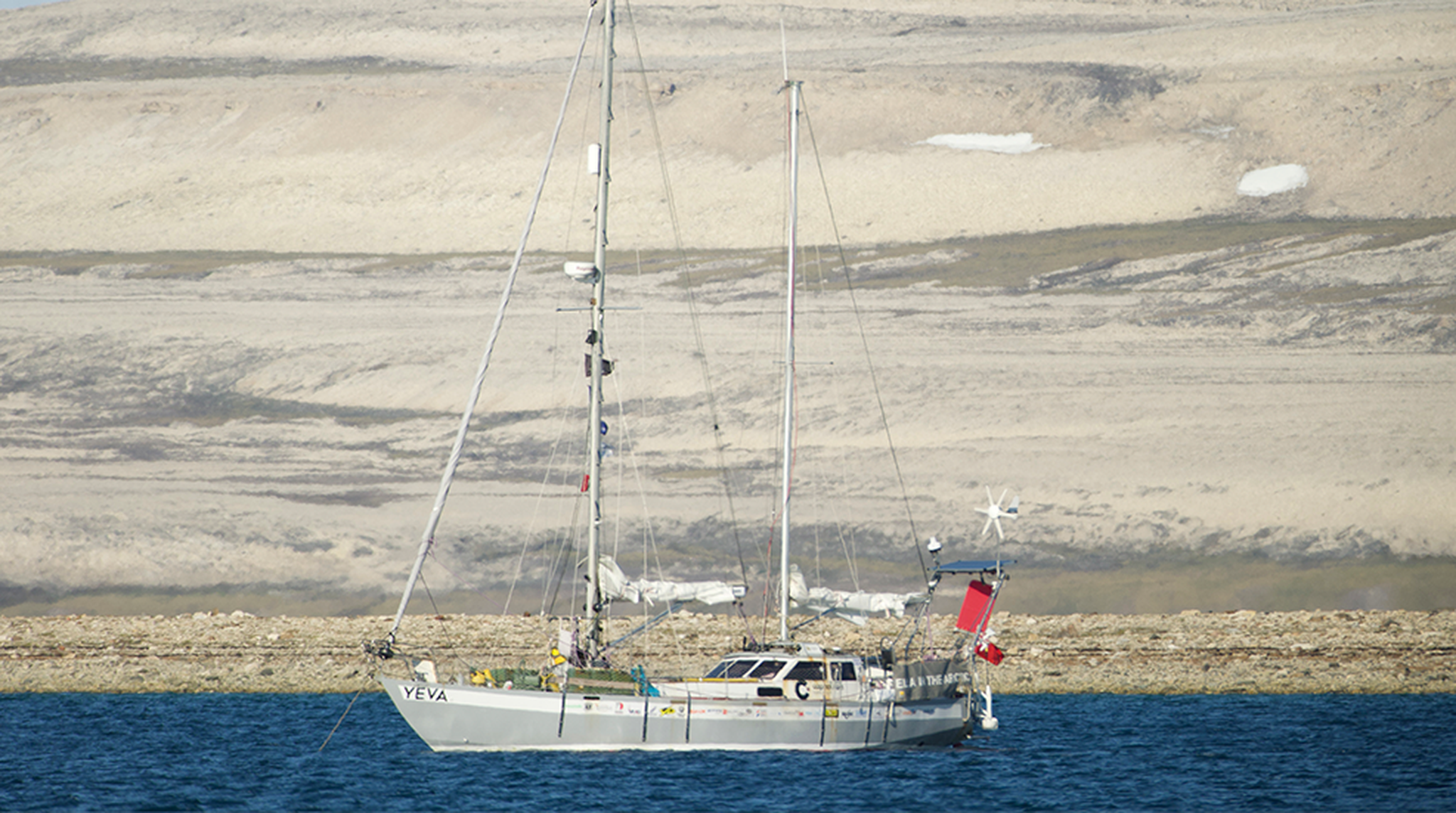 Ella Hibert's boat named Yeva