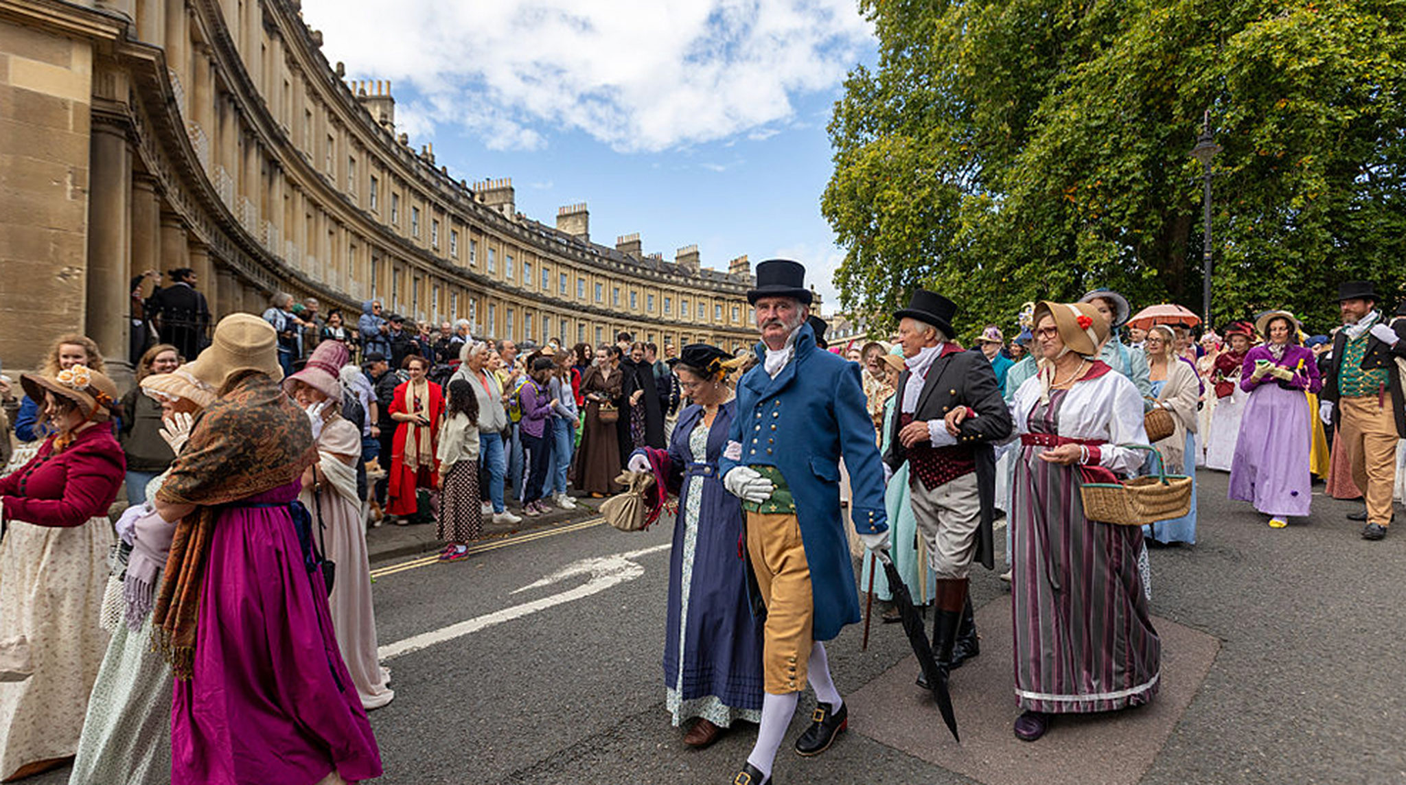 Participants at Jane Austen Festival in Bath