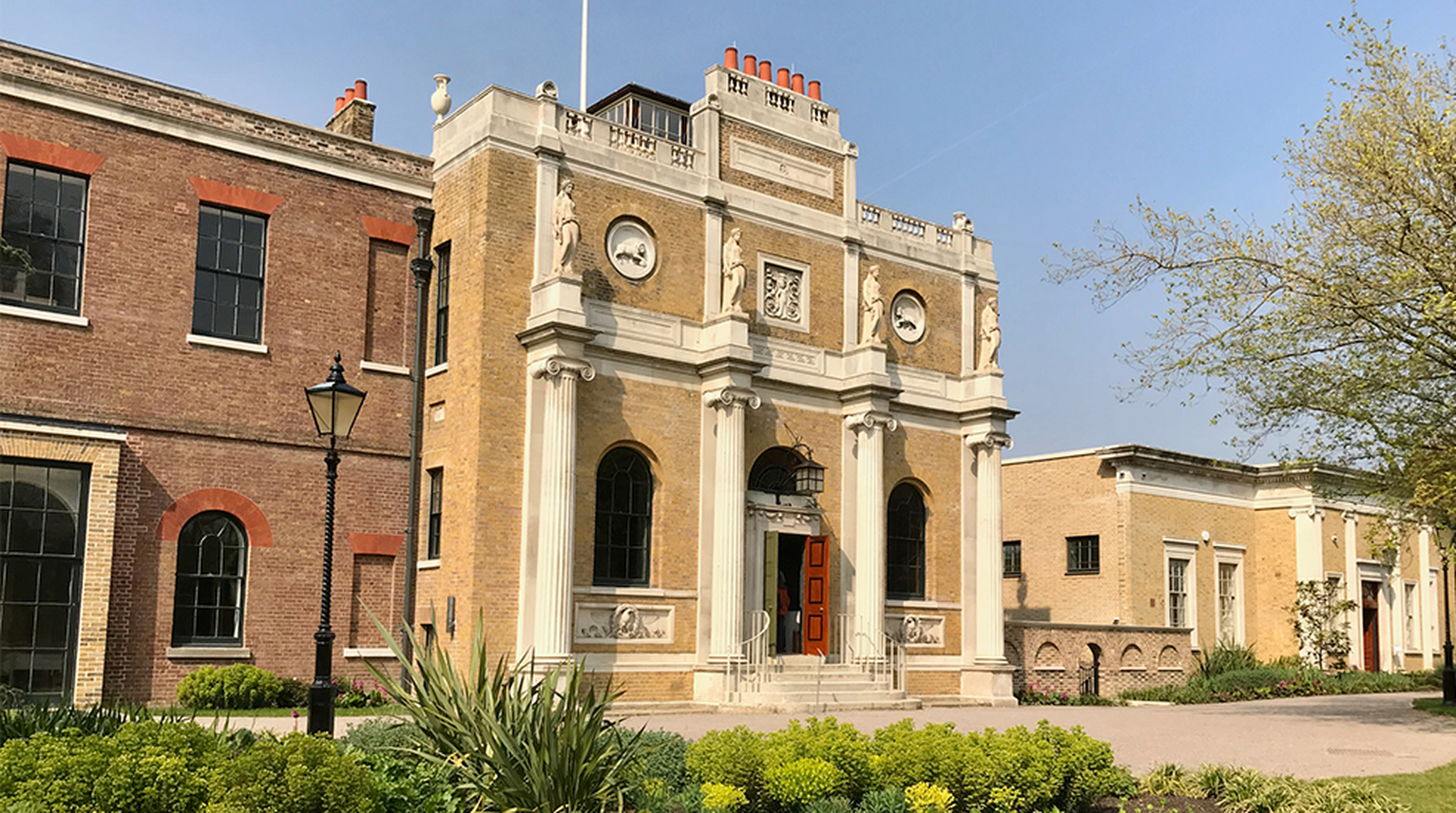 Outside Pitzhanger Manor & Gallery in London