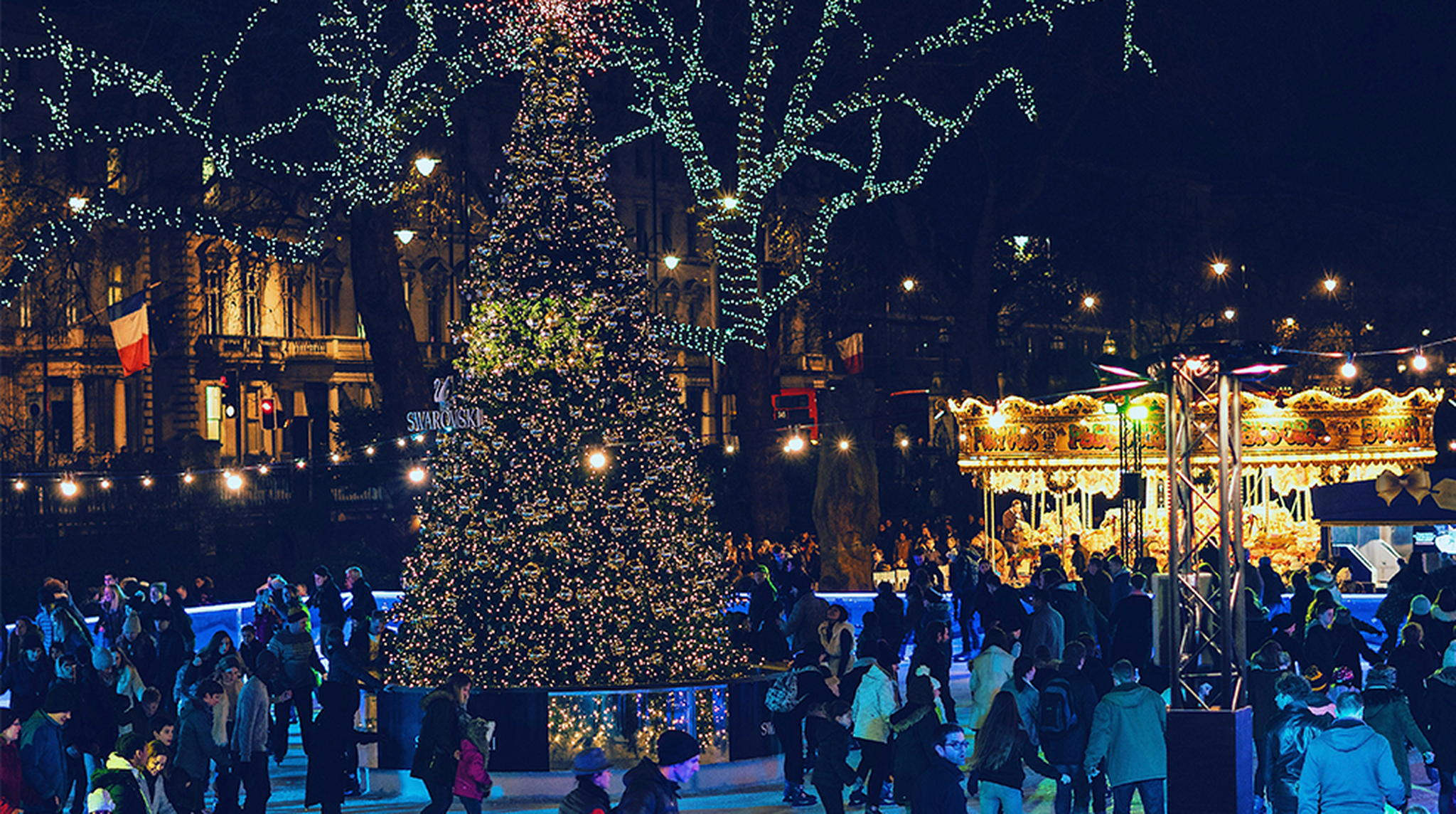 Ice skating in London