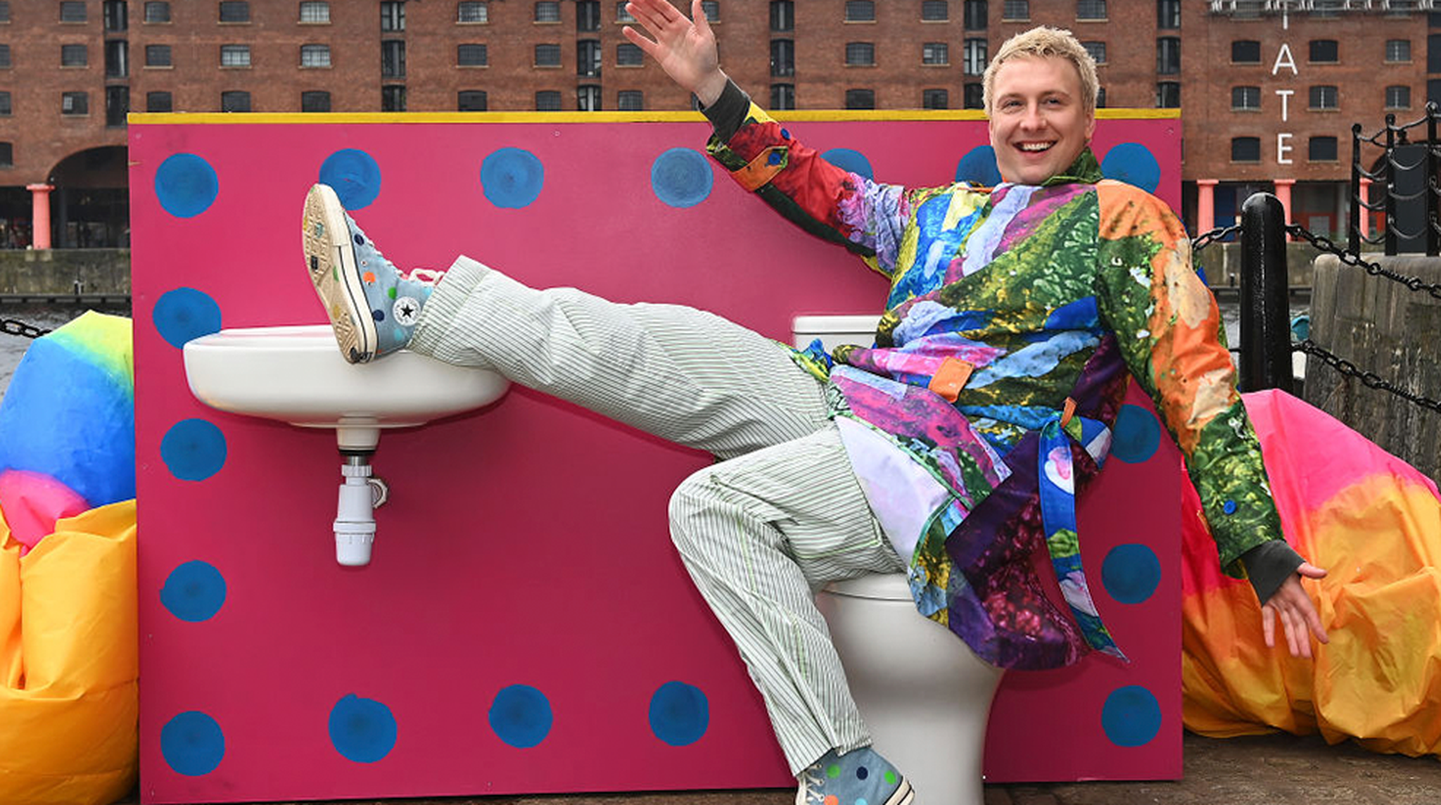 oe Lycett attends the "Turdcast" Podcast Launch at the Royal Albert Dock