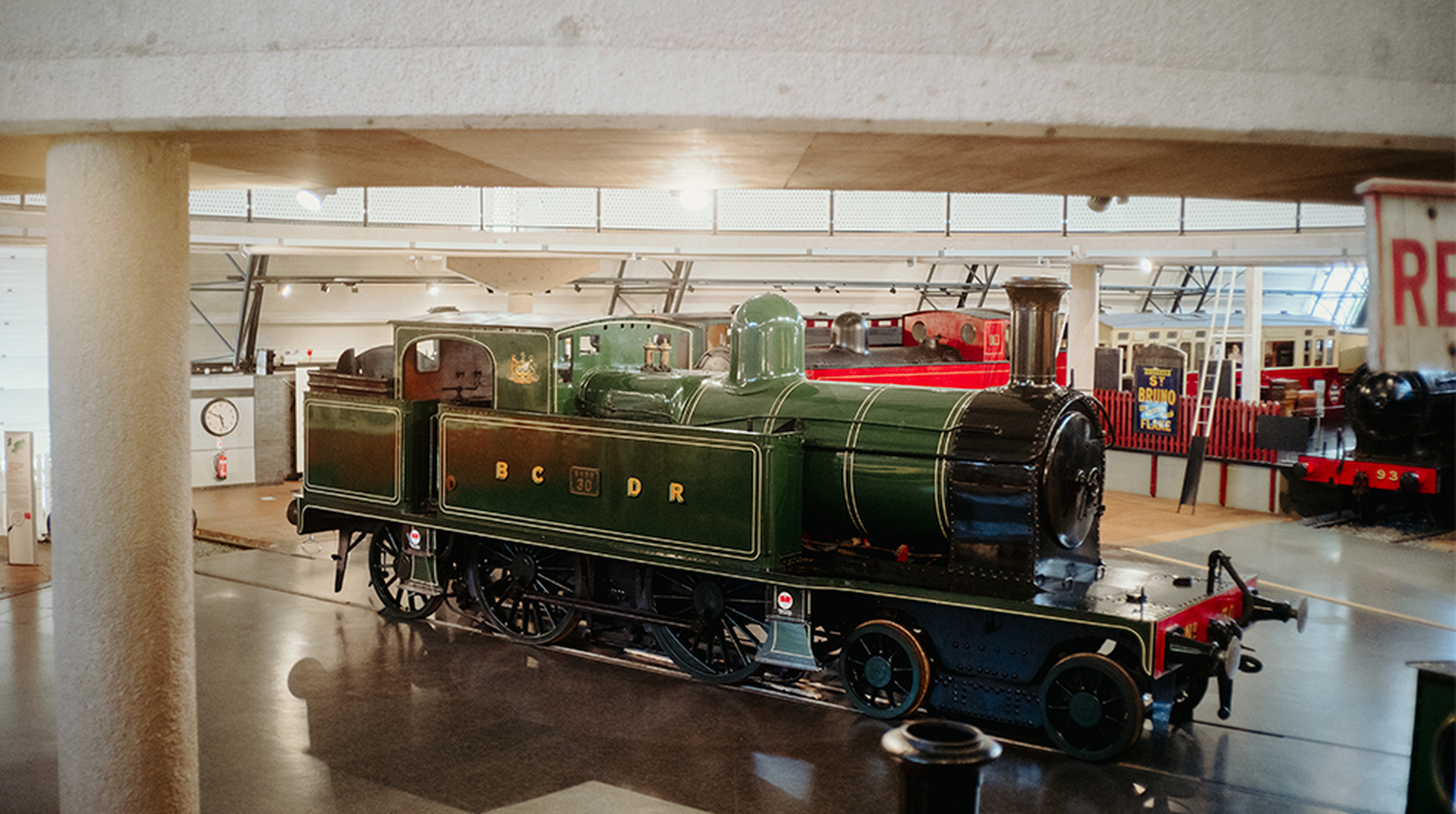Steam engine at the Ulster Transport Museum