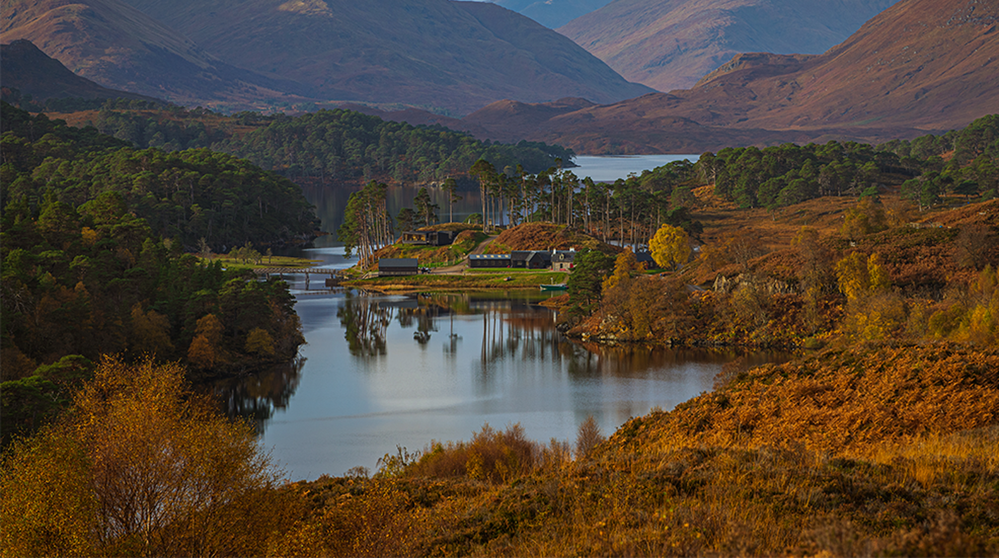 Autumn at Glen Affric in the Highlands of Scotland