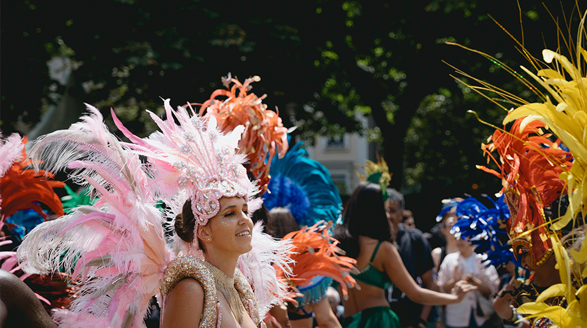 Performers at Notting Hill Carnival