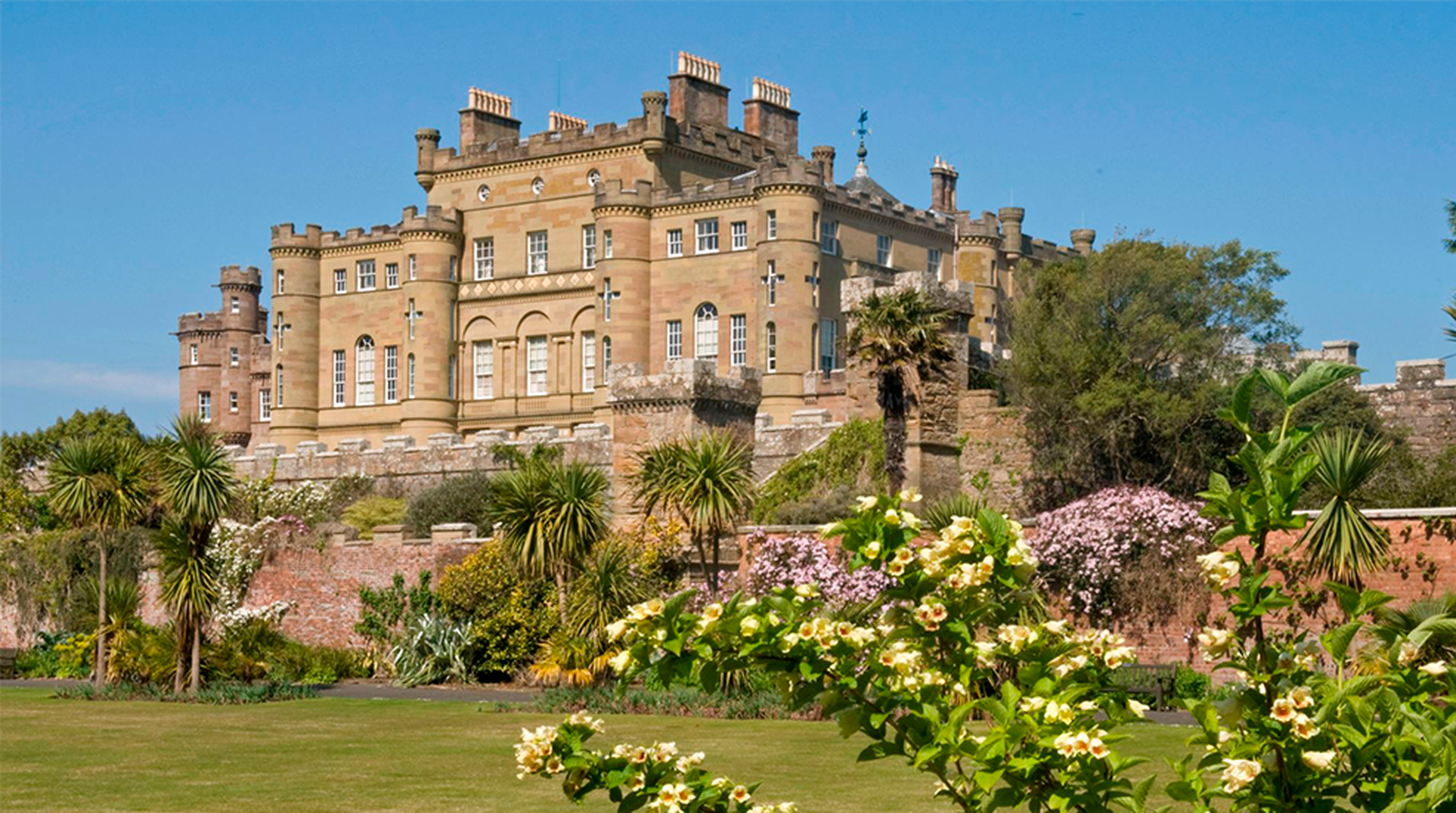 Outside Culzean Castle and its gardens
