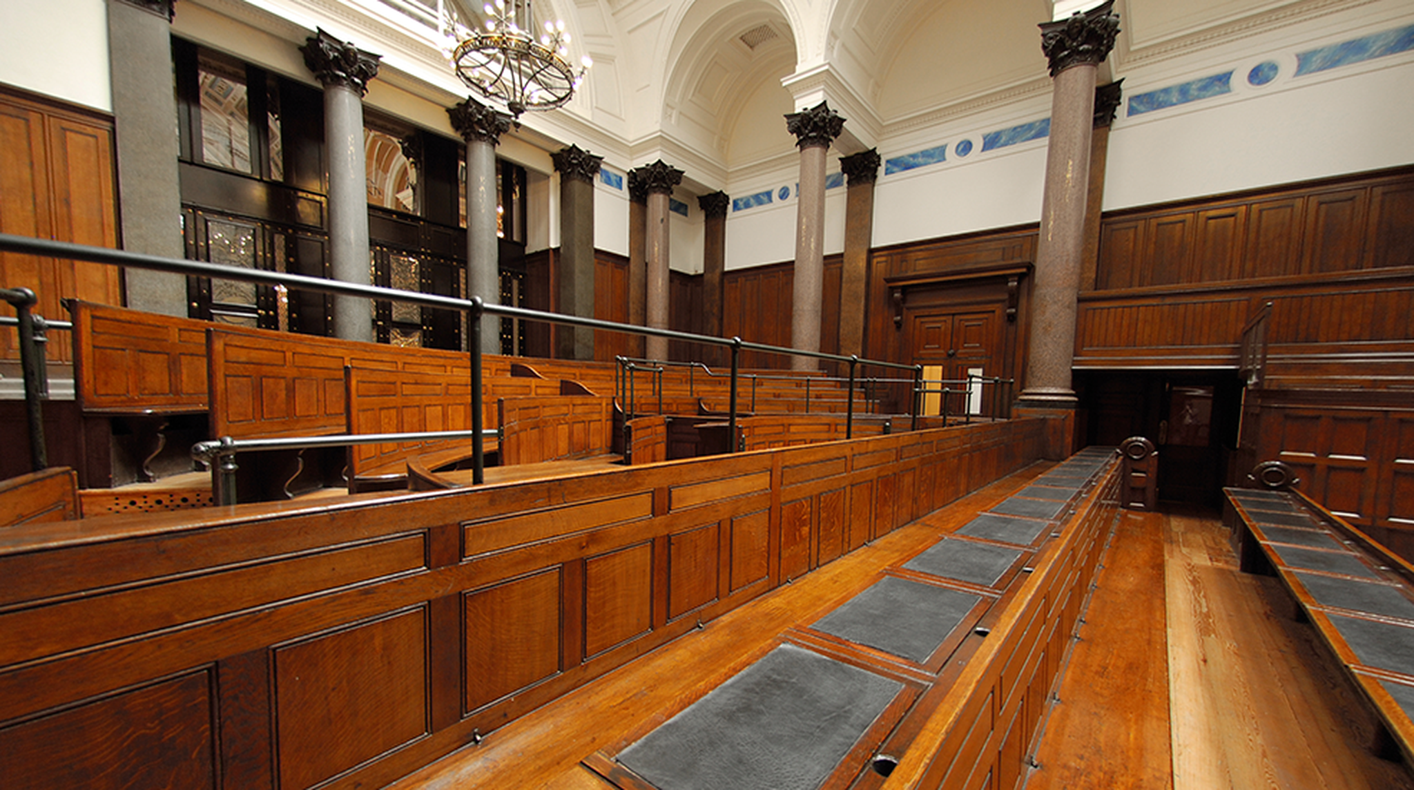 Inside St. George's Hall in Liverpool