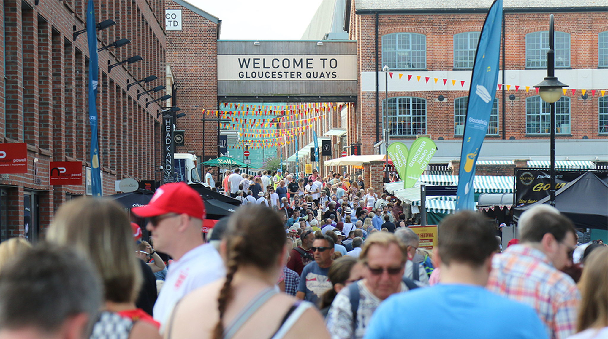 Crowd at South Glos Food Festival