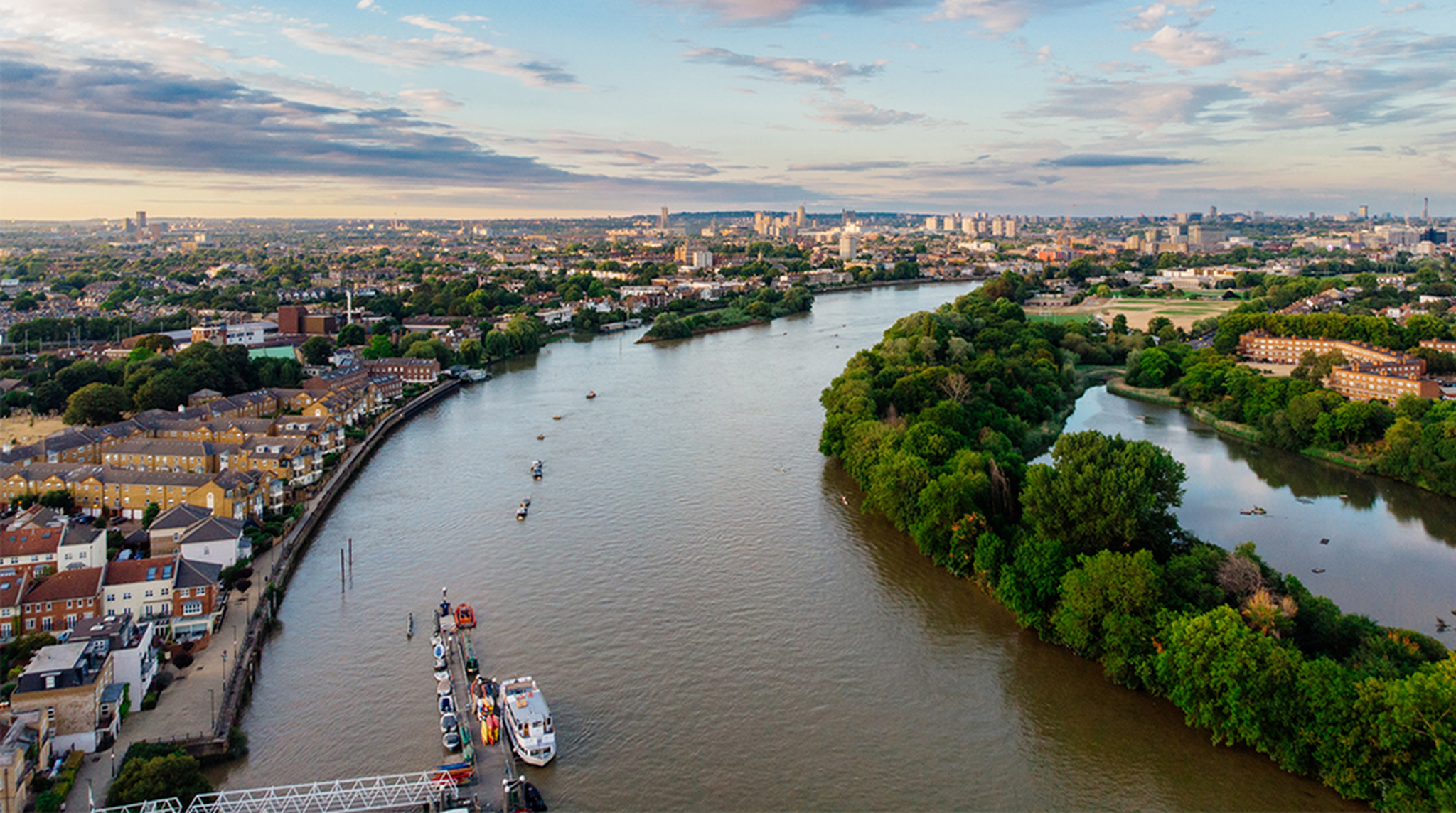 View across the River Thames