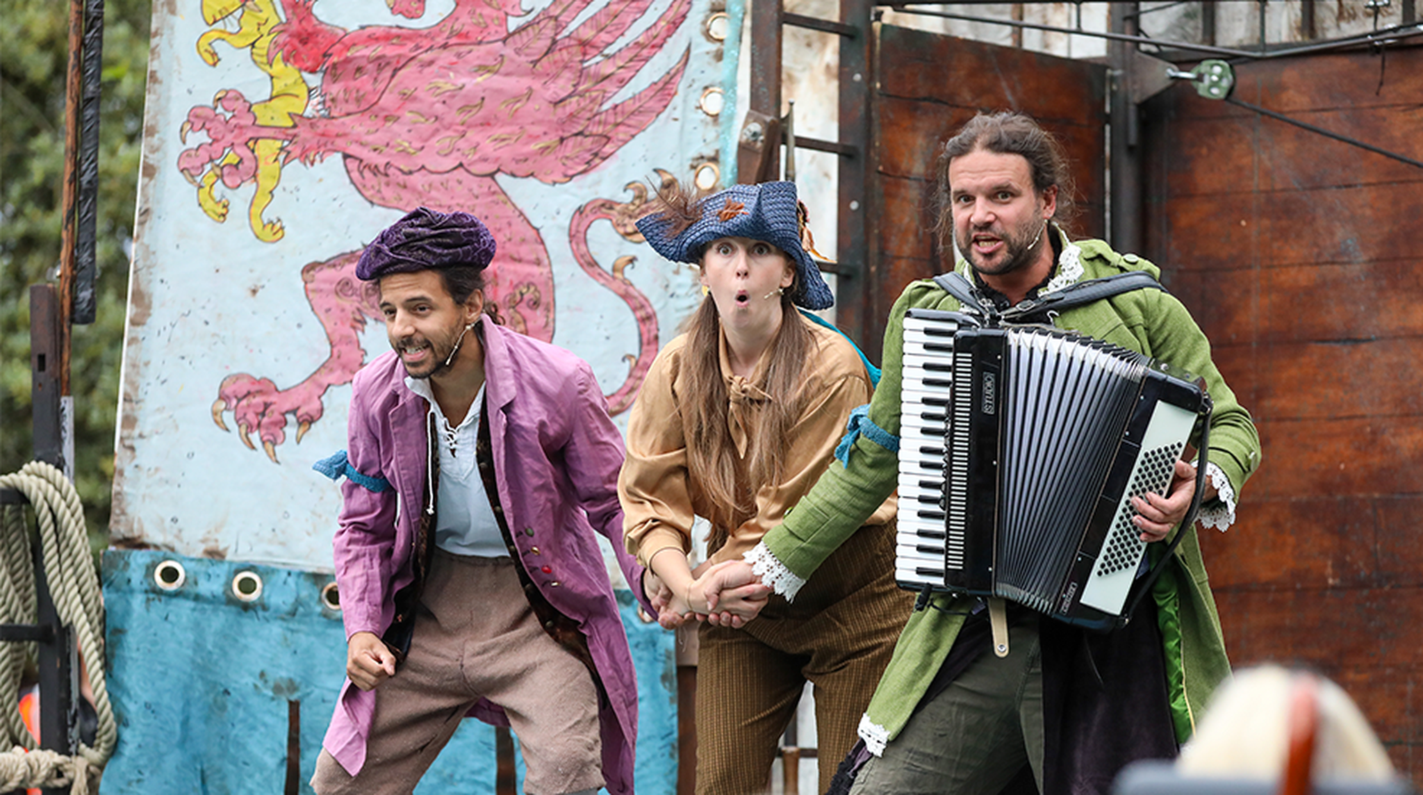 Performers at Stockton International River Festival