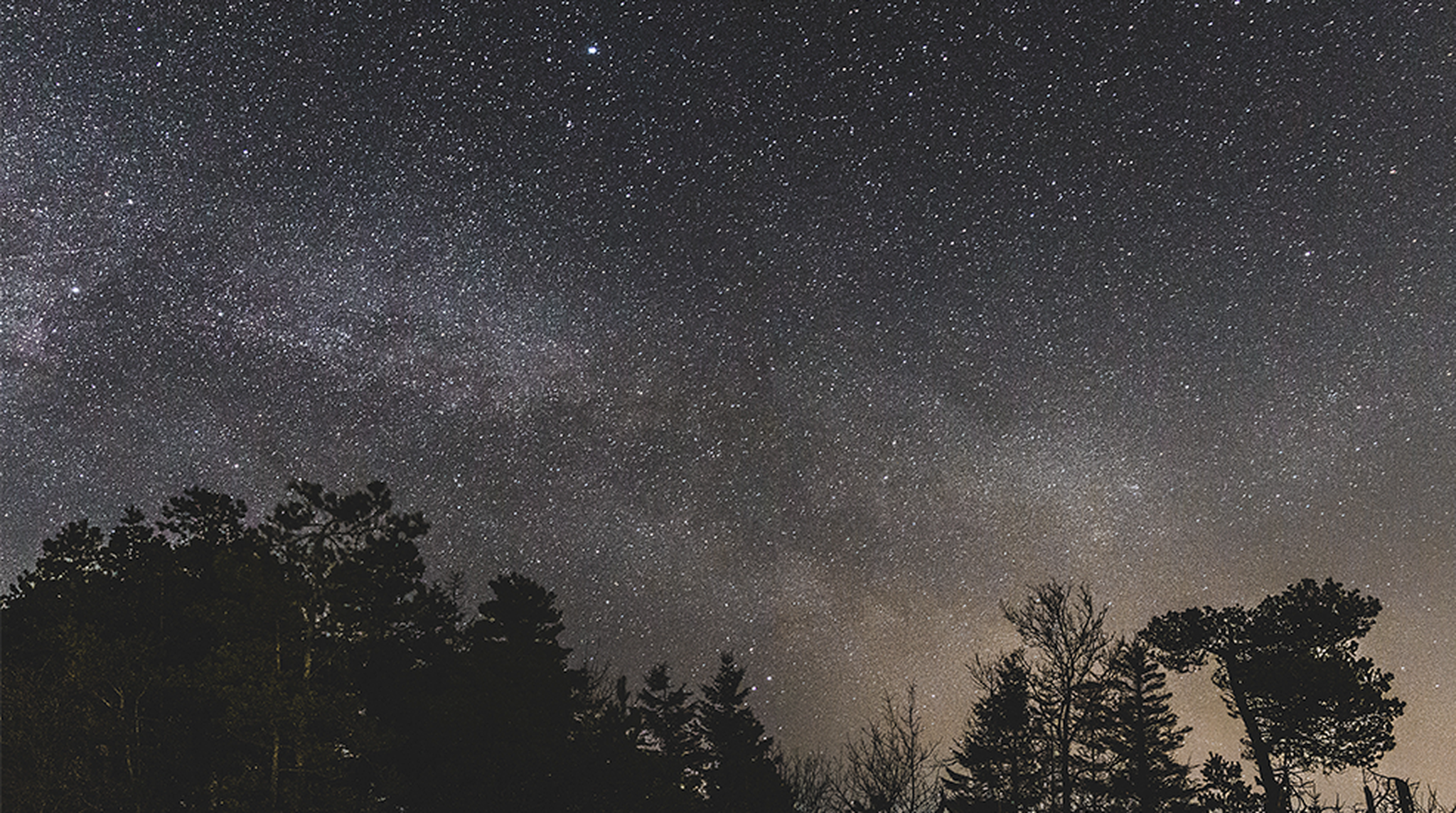 The Milky Way photographed from the car park at the Hole or Horcum in North Yorkshire.