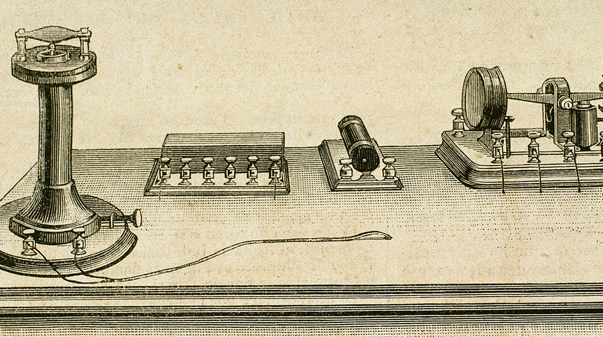 Phonoplex telegraph invented by Thomas Alva Edison