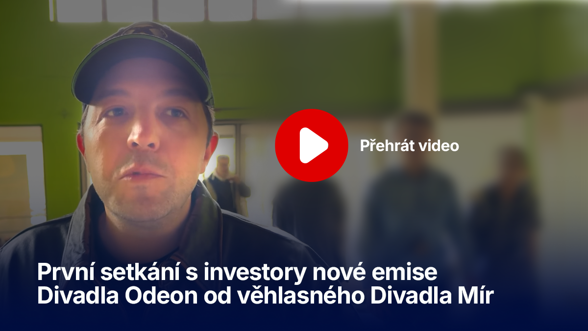 První setkáni s investory