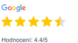 Hodnocení Google - 4.4