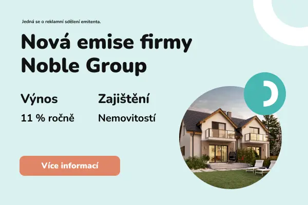 Nová emise společnosti NOBLE – Stavíme rodinné dvojdomky u Mělníka
