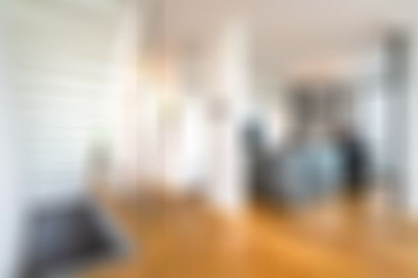 Das Bild zeigt die Blickachse aus dem Essbereich in die exklusive Kueche.