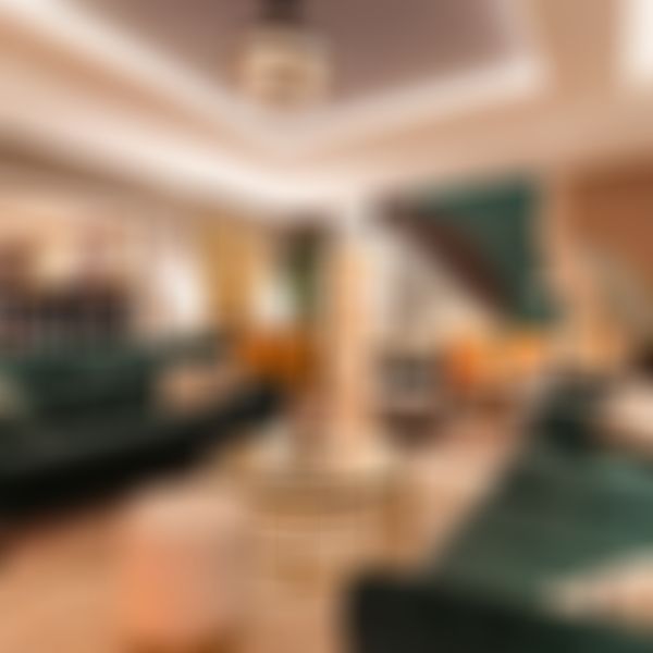 Das Bild zeigt ein stilvolles Wohnzimmer mit vielen Highlights.