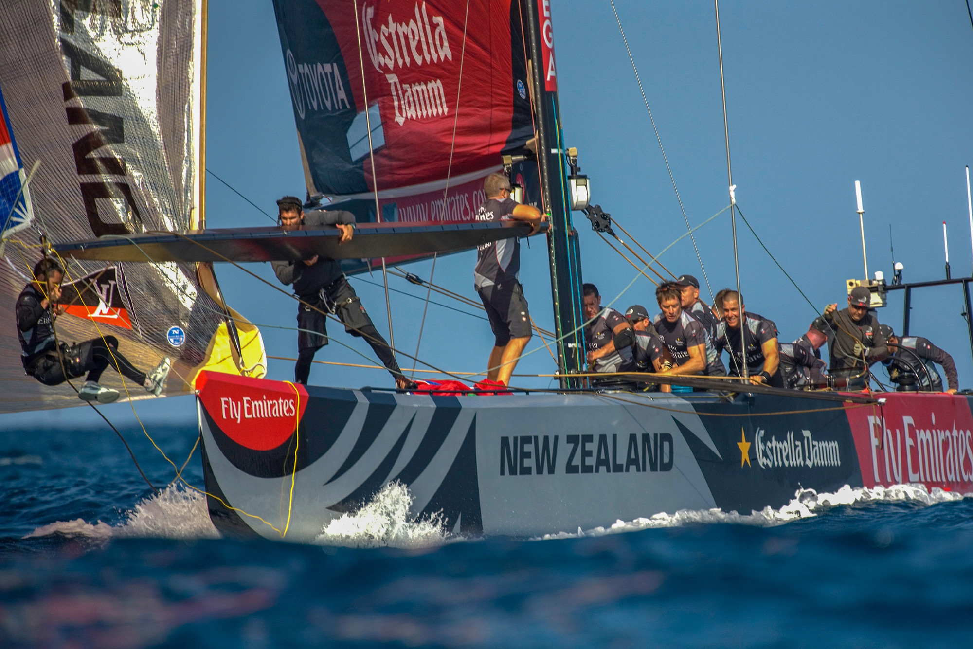 Team New Zealand during 2007 America's Cup