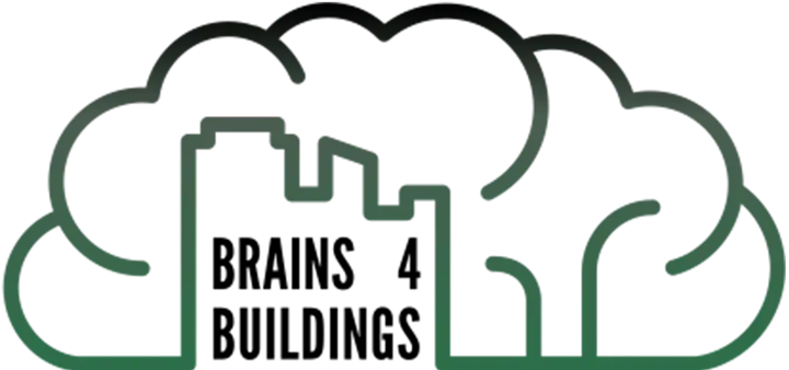 Logo Brains4Buildings B4B groen zwart